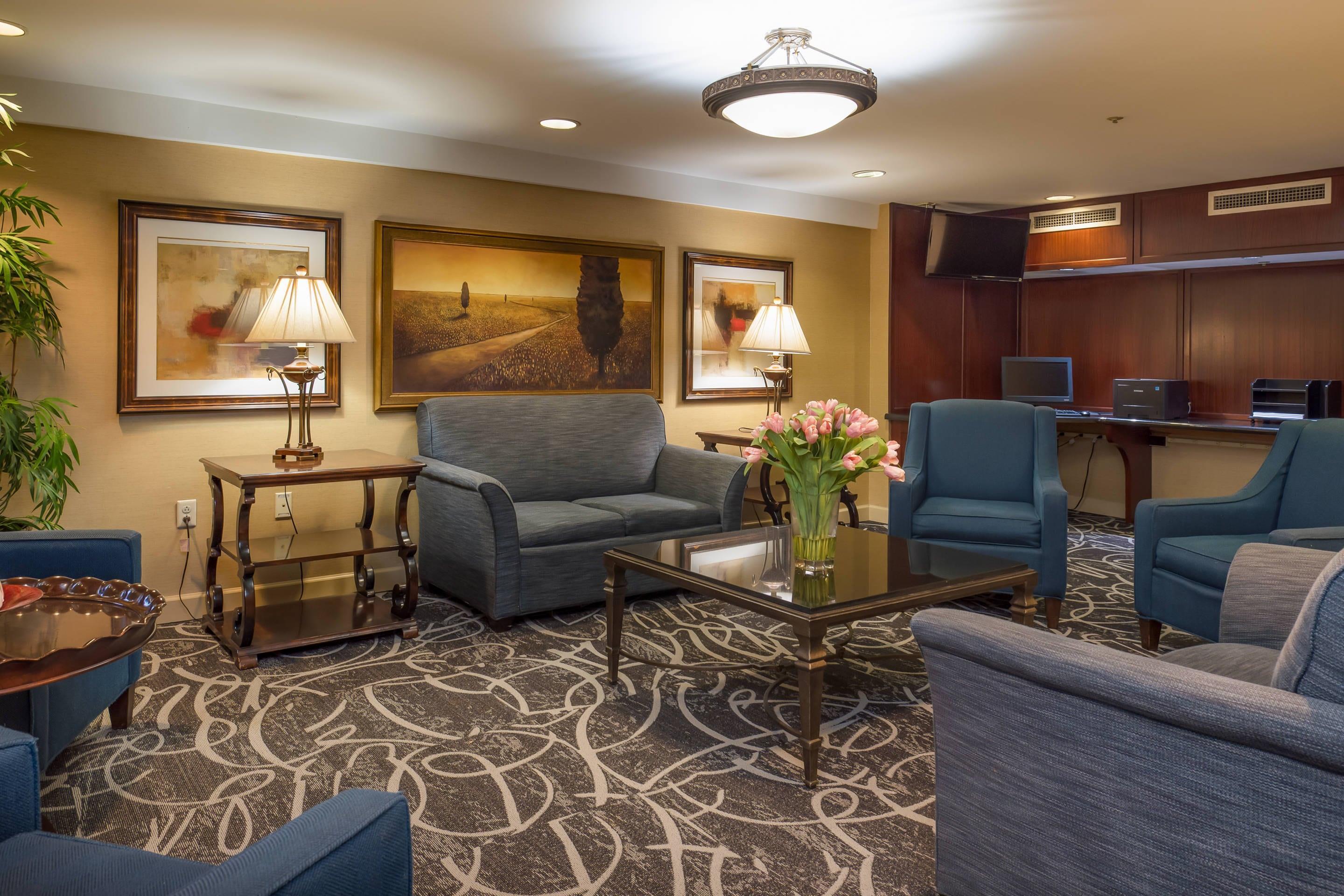 Business center | Arlington Court Suites, a Clarion Collection Hotel