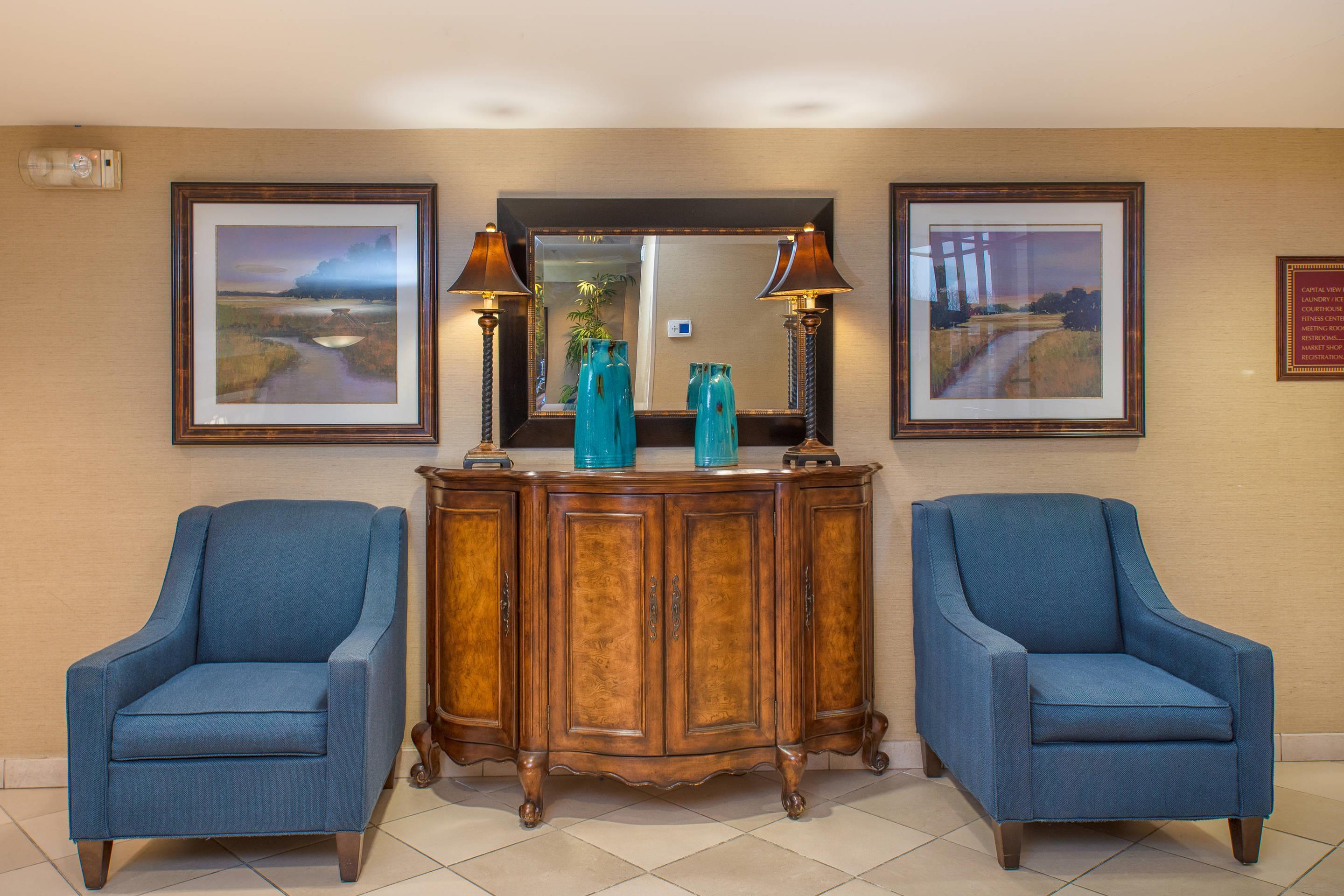 Hotel lobby | Arlington Court Suites, a Clarion Collection Hotel