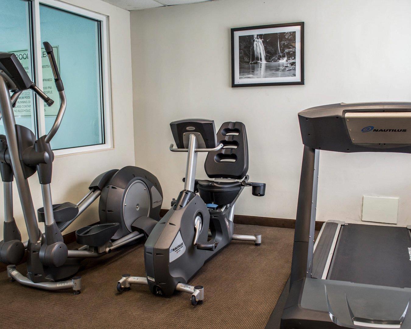 Fitness center with cardio equipment