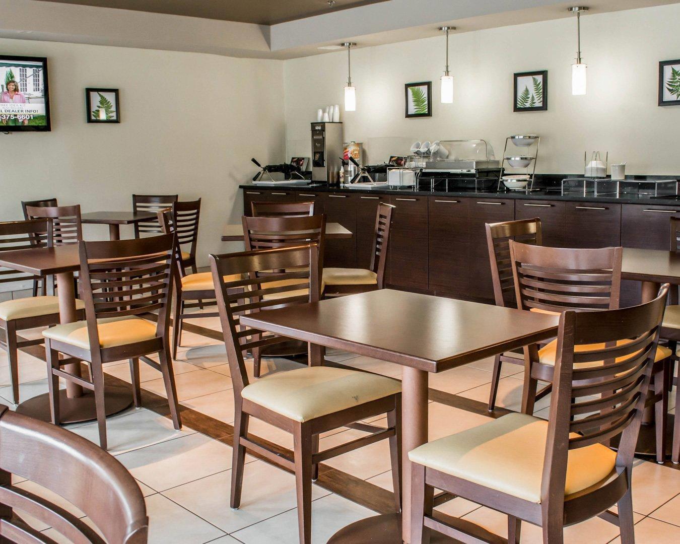 Enjoy breakfast in this spacious area