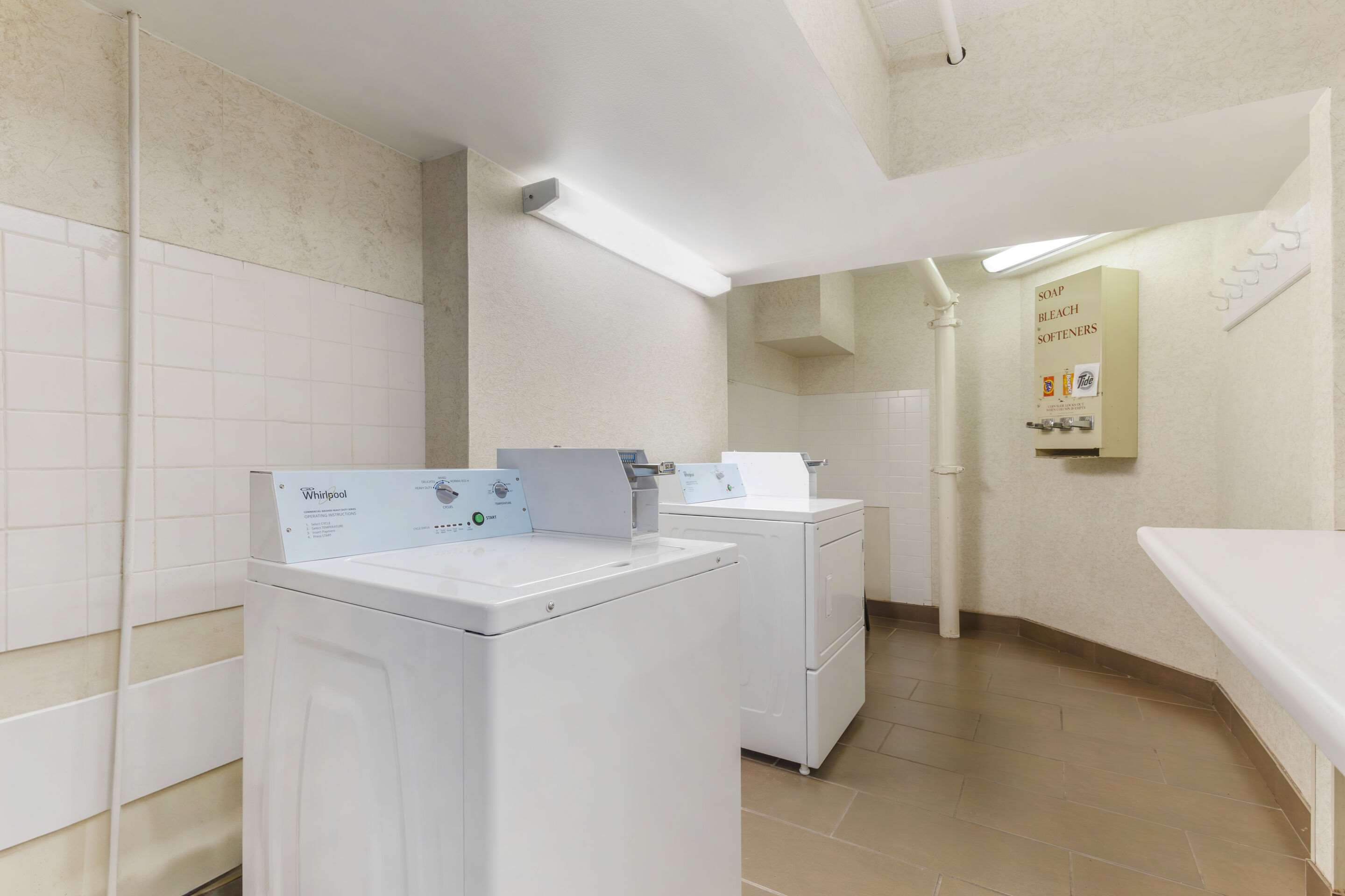 Guest laundry facilities