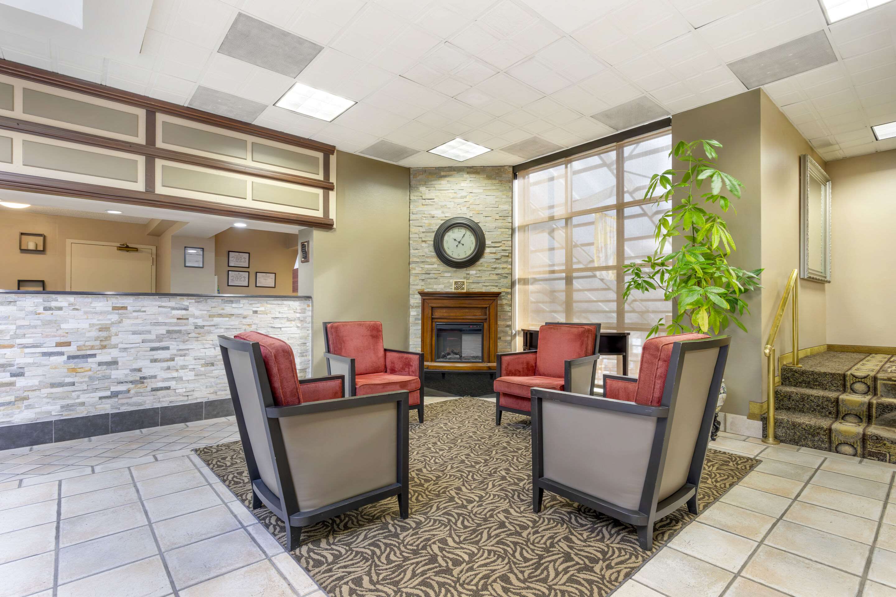 Lobby with sitting area