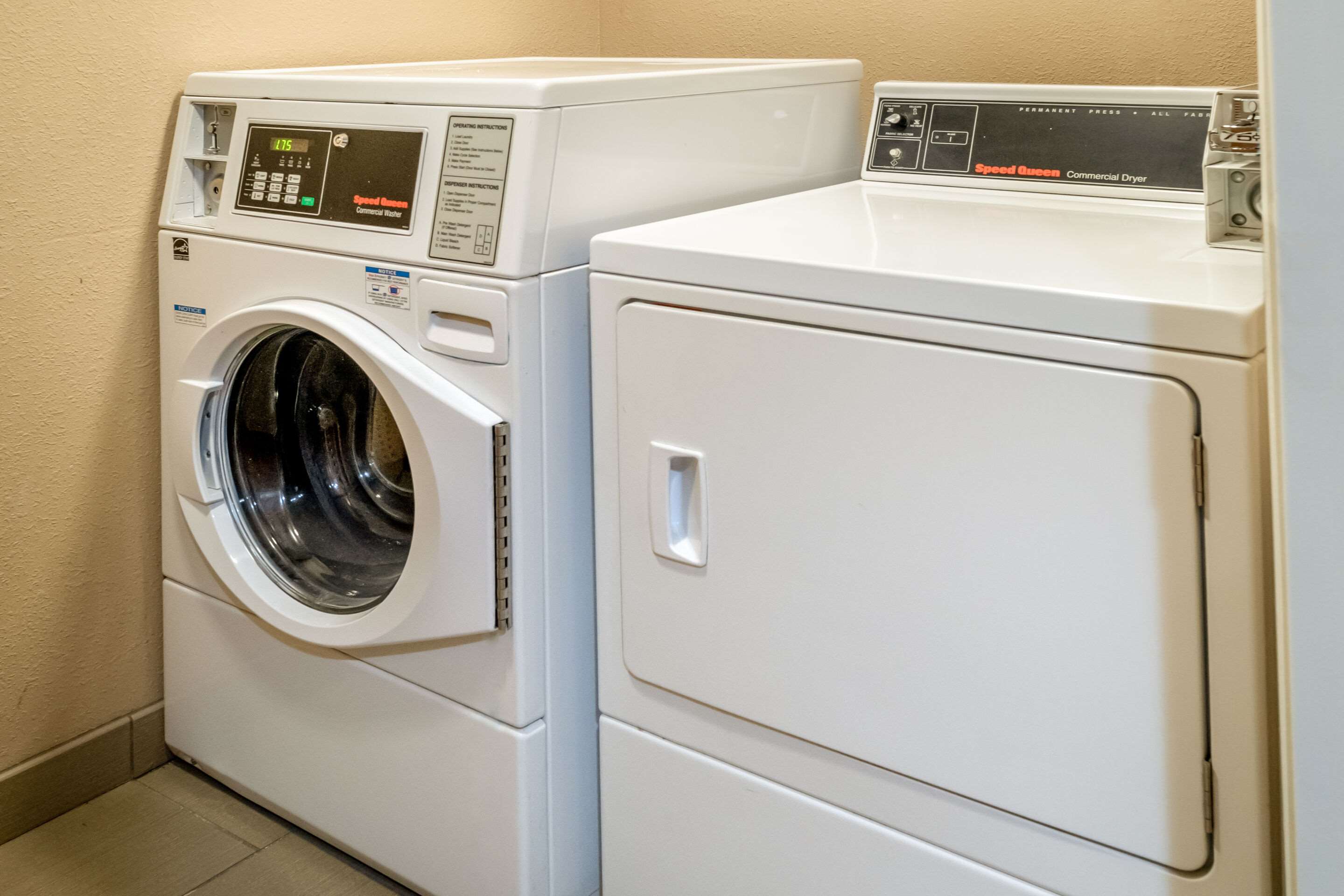 Guest laundry facilities