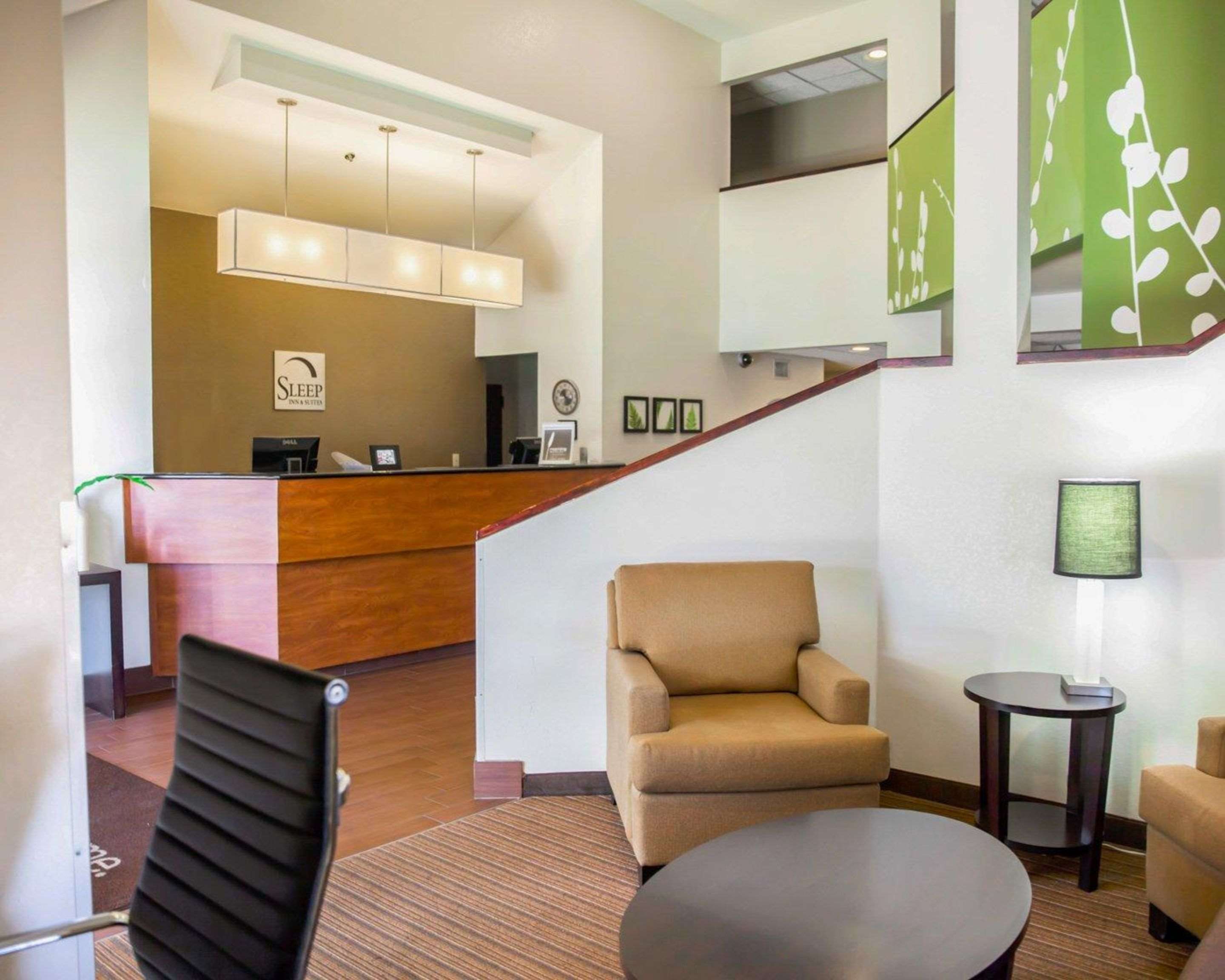 Spacious lobby with sitting area | Sleep Inn
