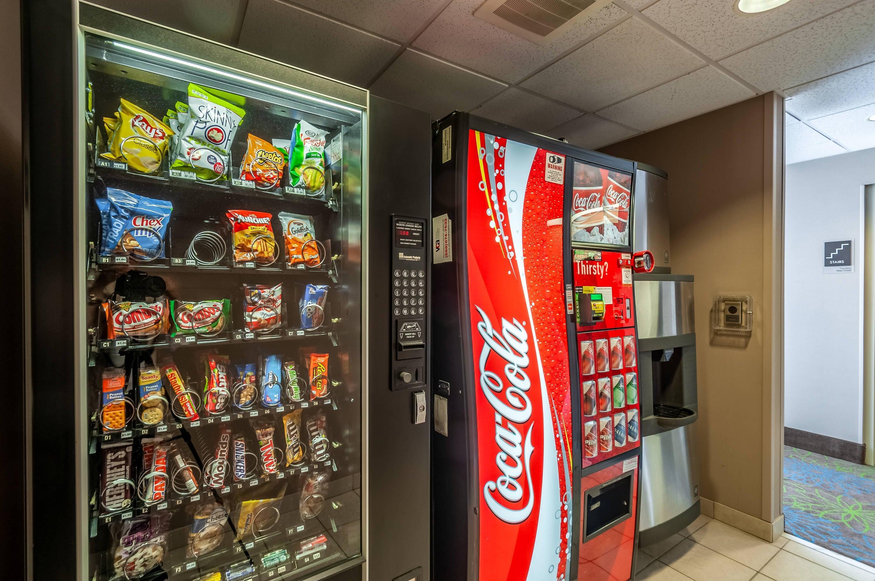 Hotel vending area