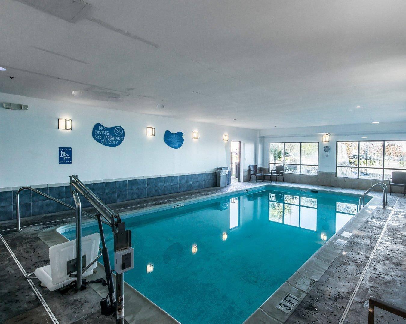 Indoor heated pool | Sleep Inn & Suites