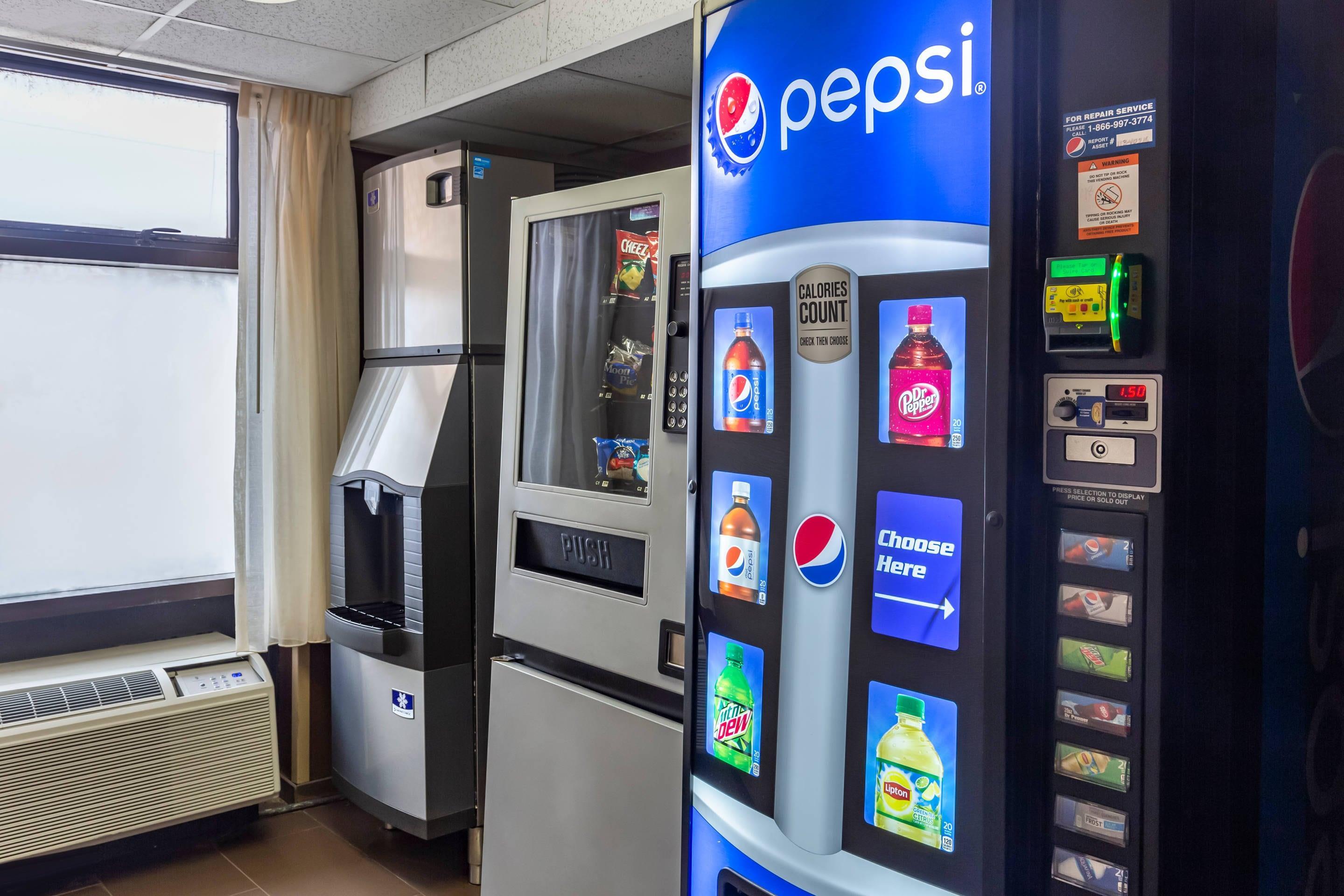 Hotel vending area