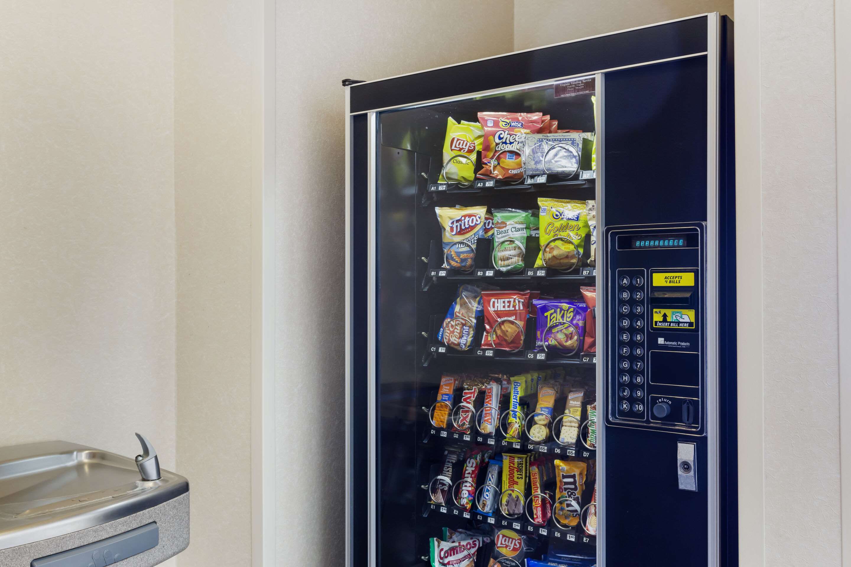 Hotel vending area