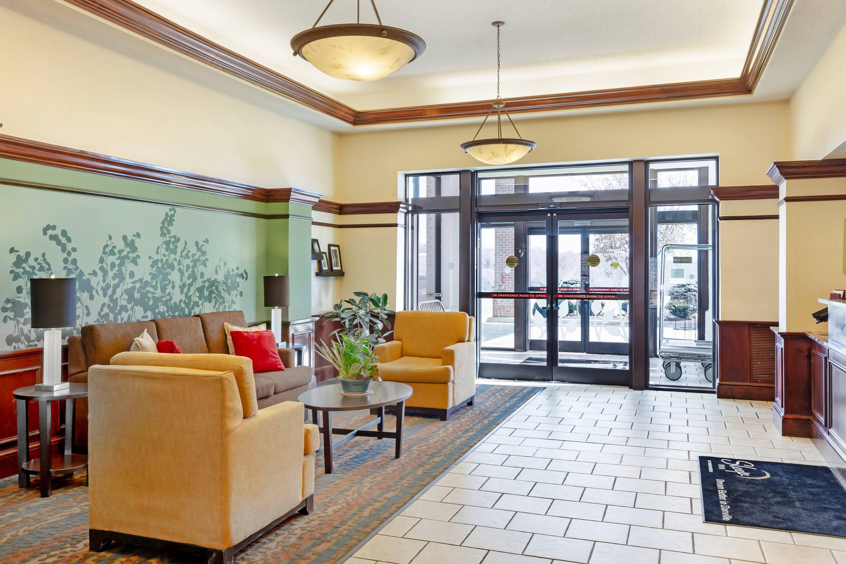 Spacious lobby | Sleep Inn & Suites Danville Hwy 58