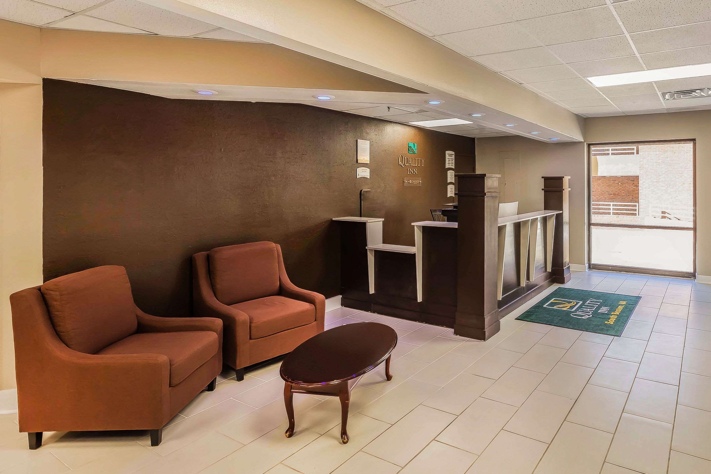 Spacious lobby