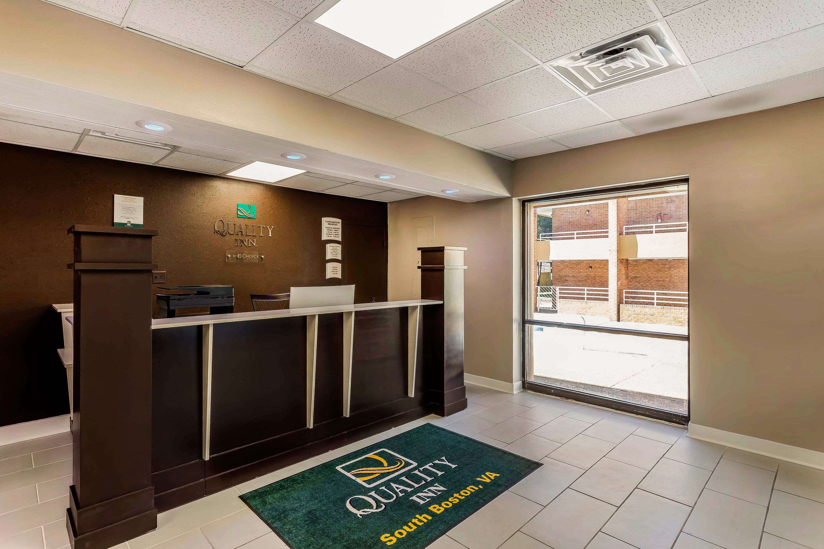 Spacious lobby
