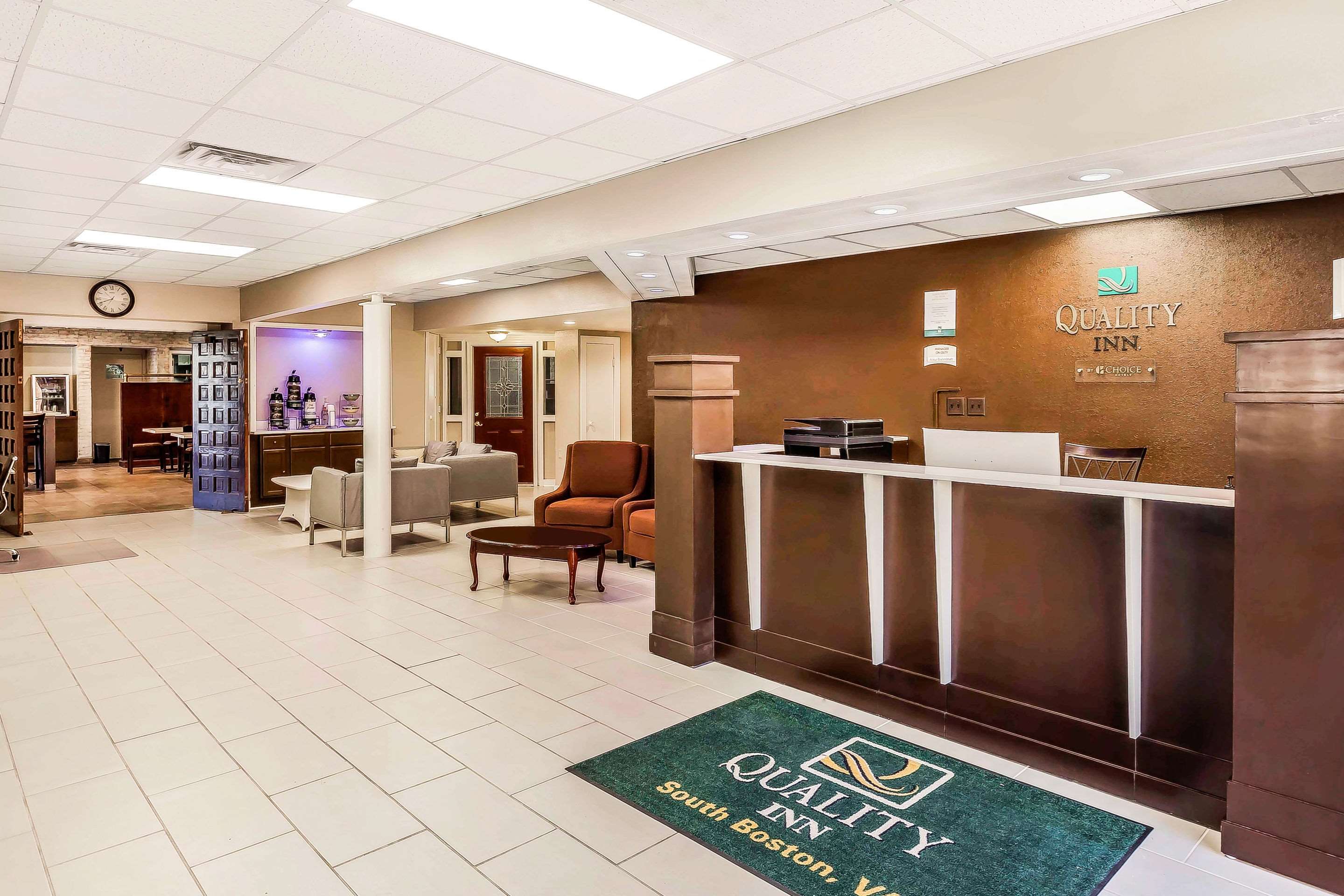 Spacious lobby