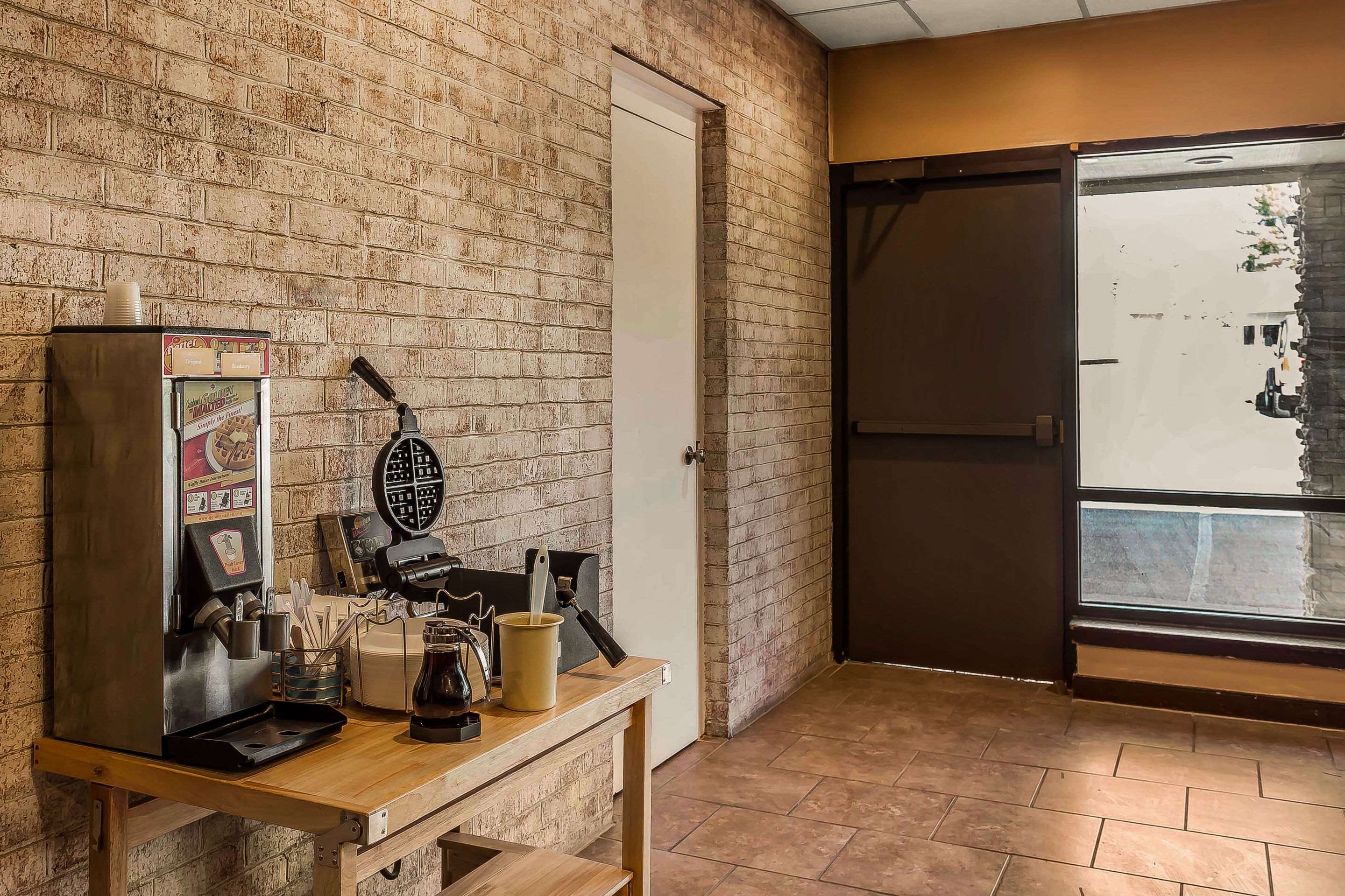 Spacious breakfast area
