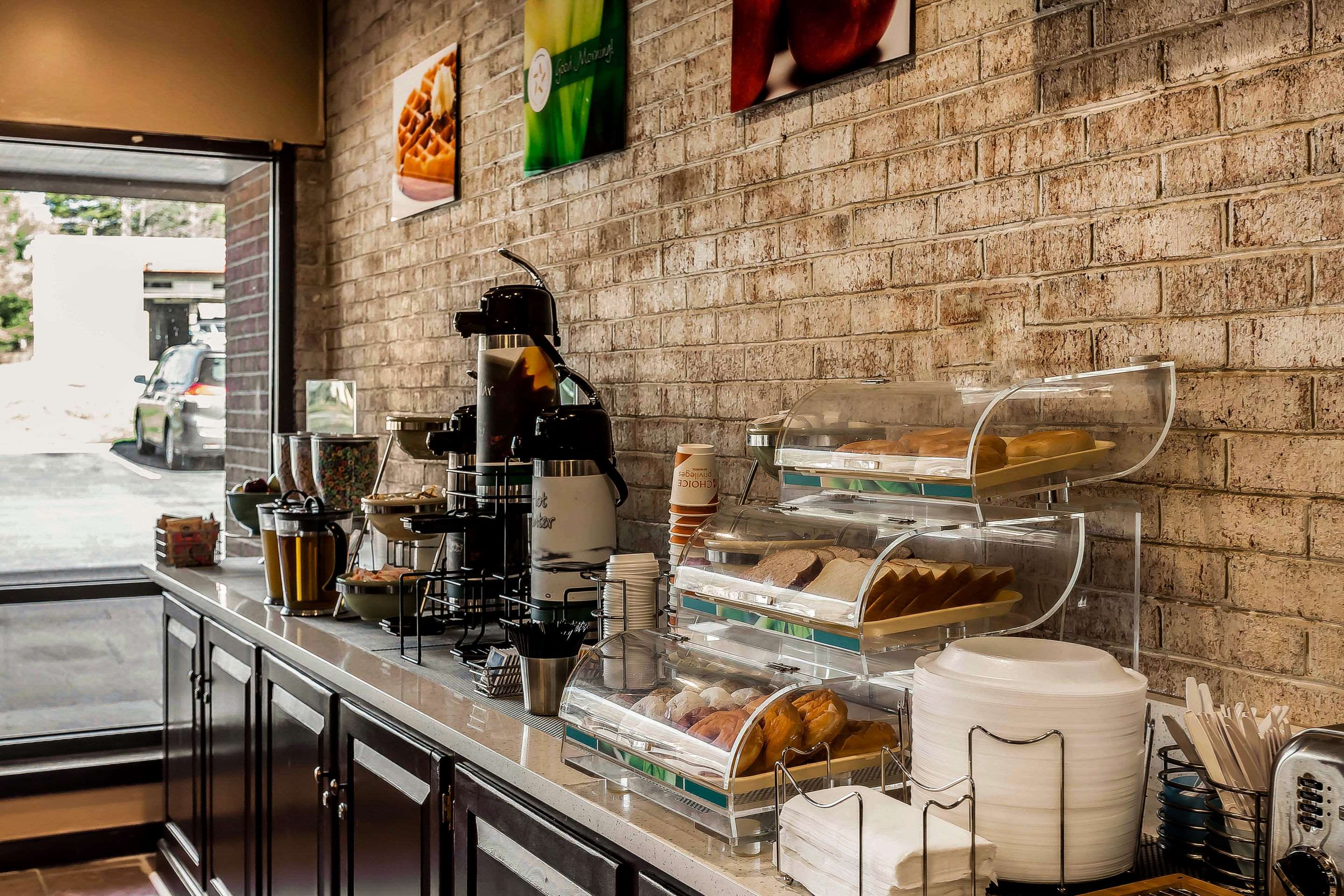 Spacious breakfast area
