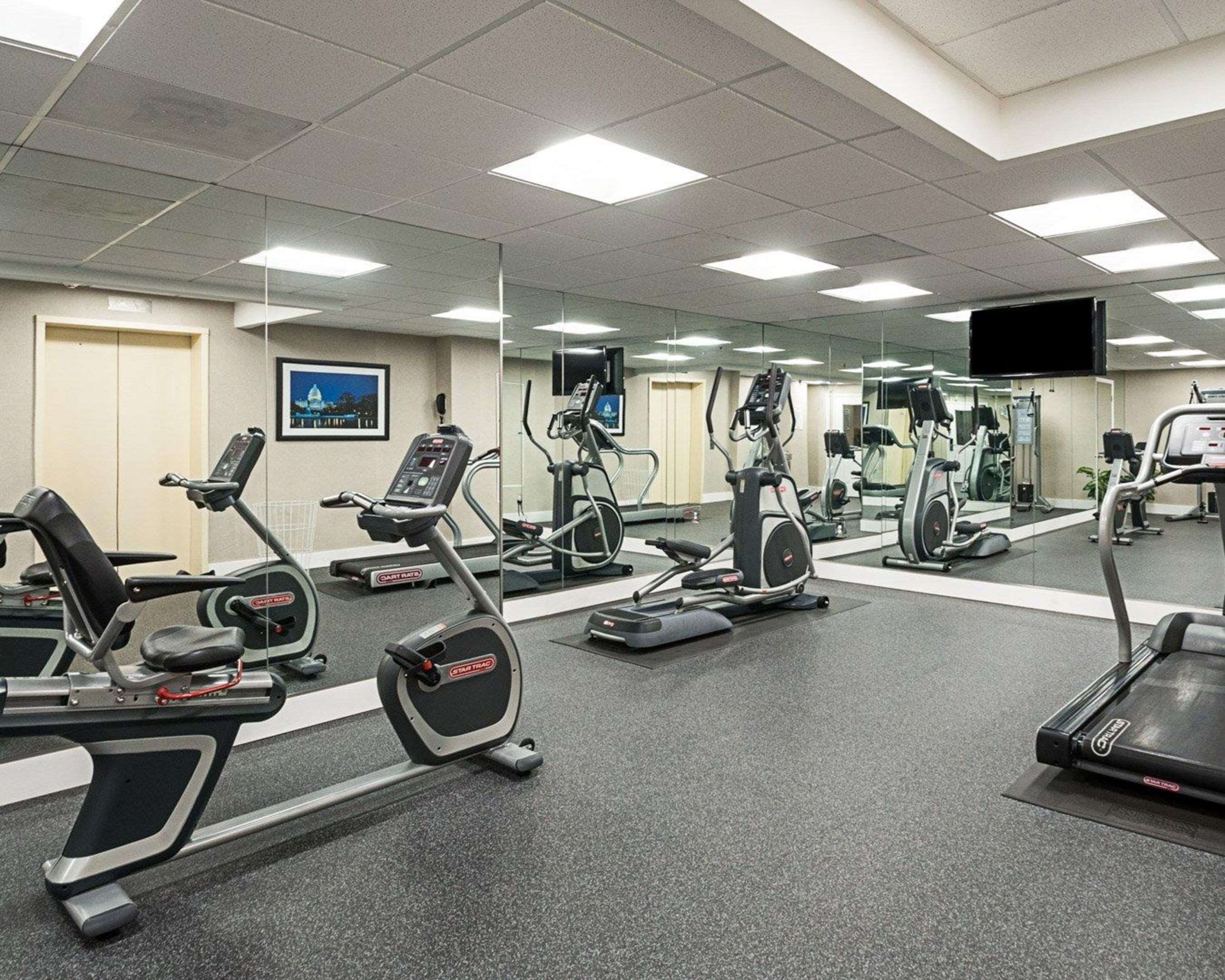 Fitness center with cardio equipment