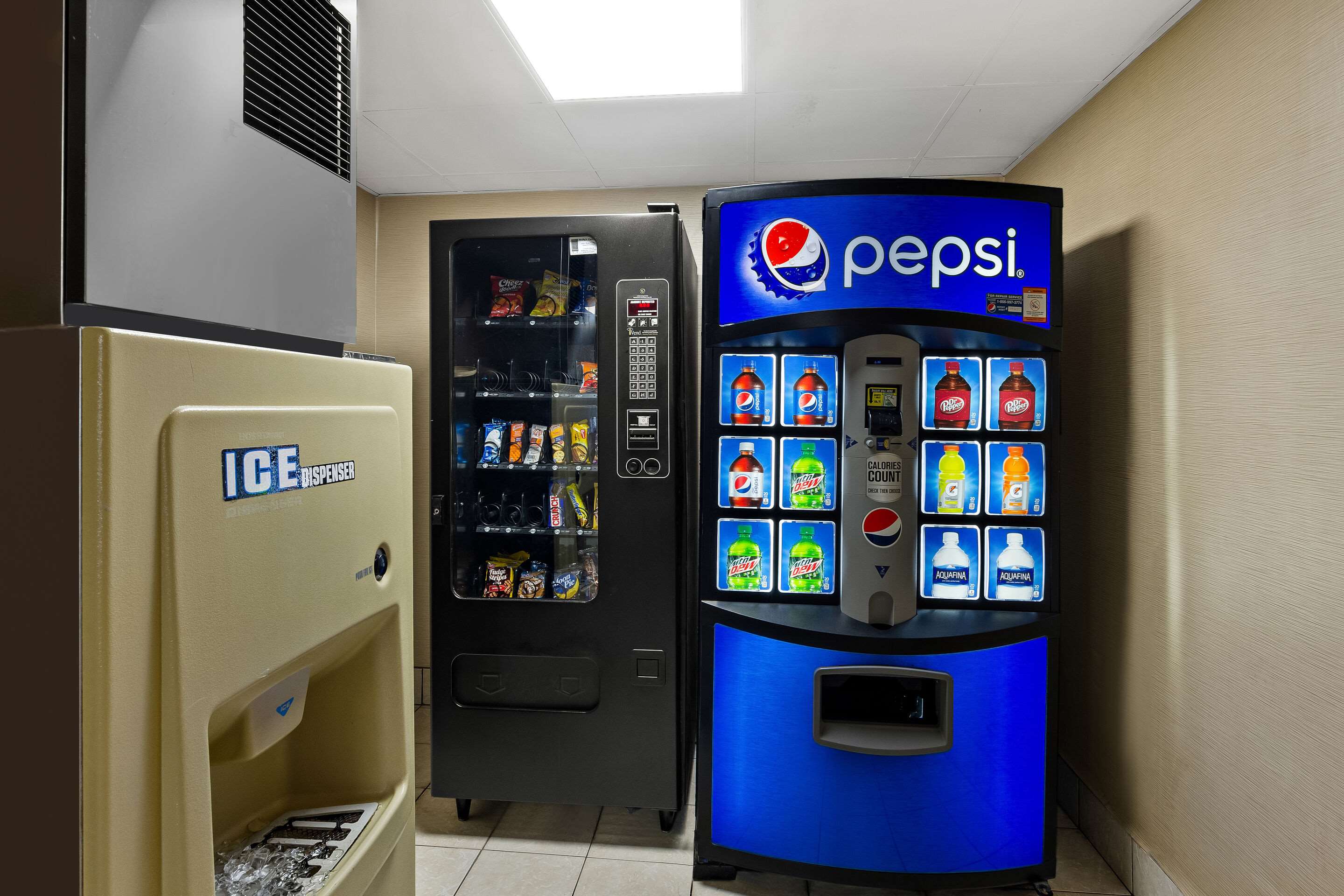 Hotel vending area