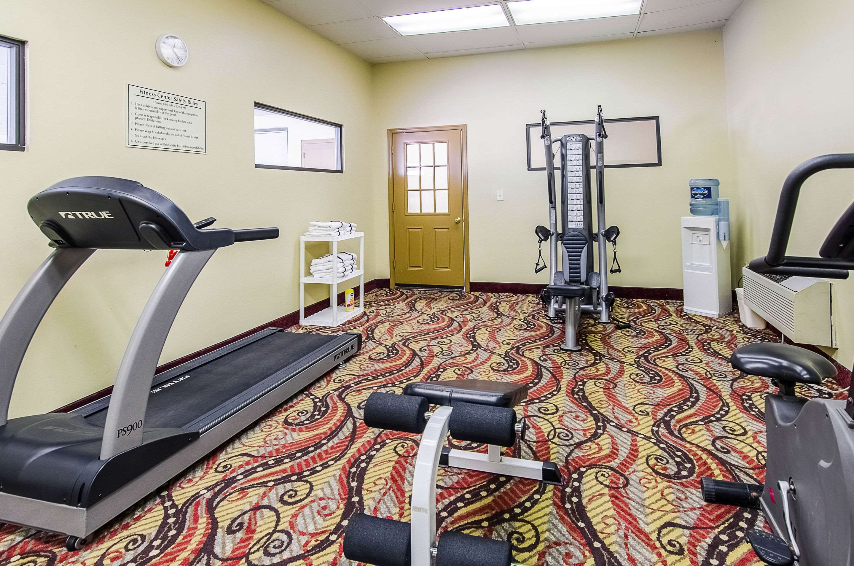 Fitness center | Quality Inn & Suites Lexington near I-64 and I-81