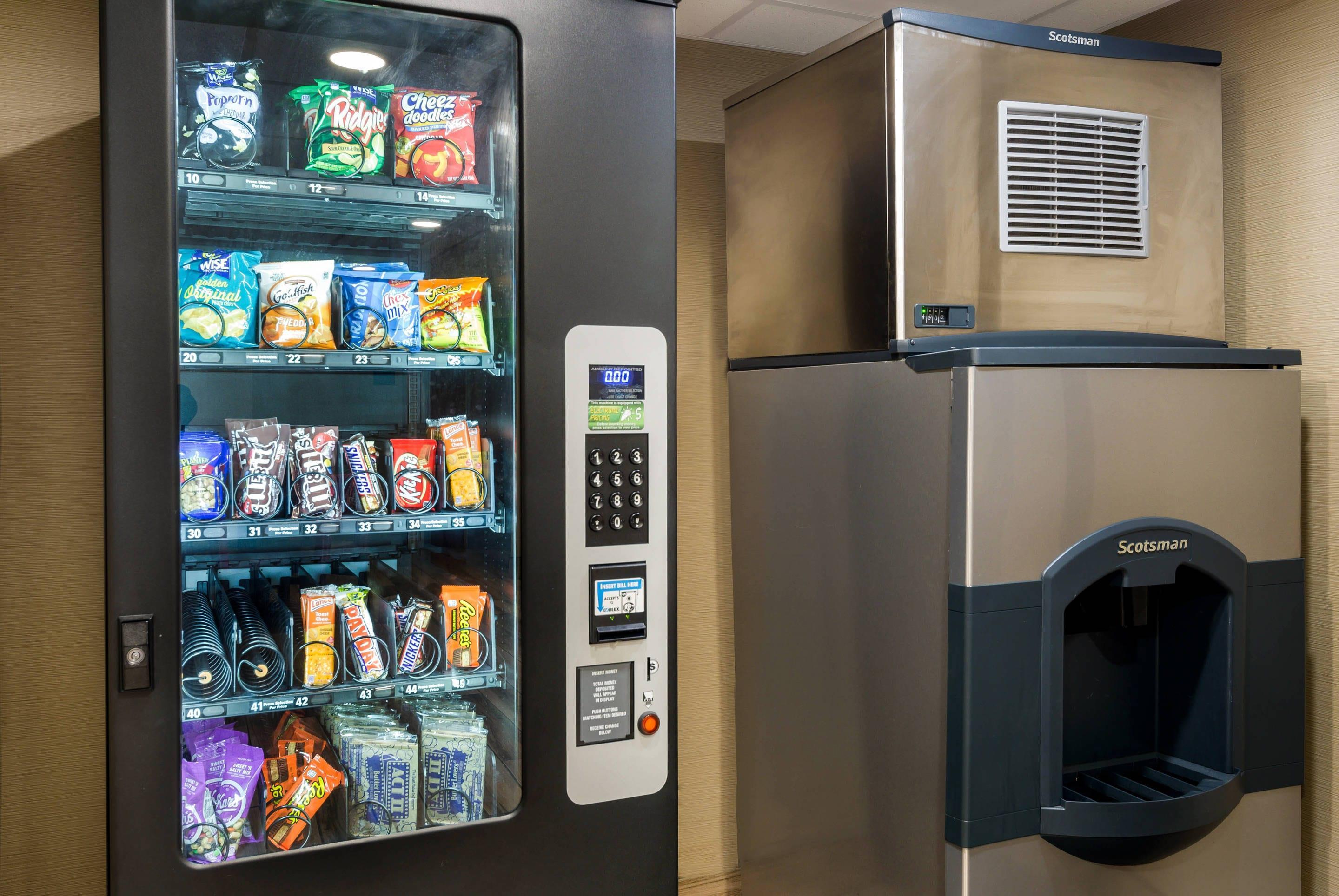 Hotel vending area