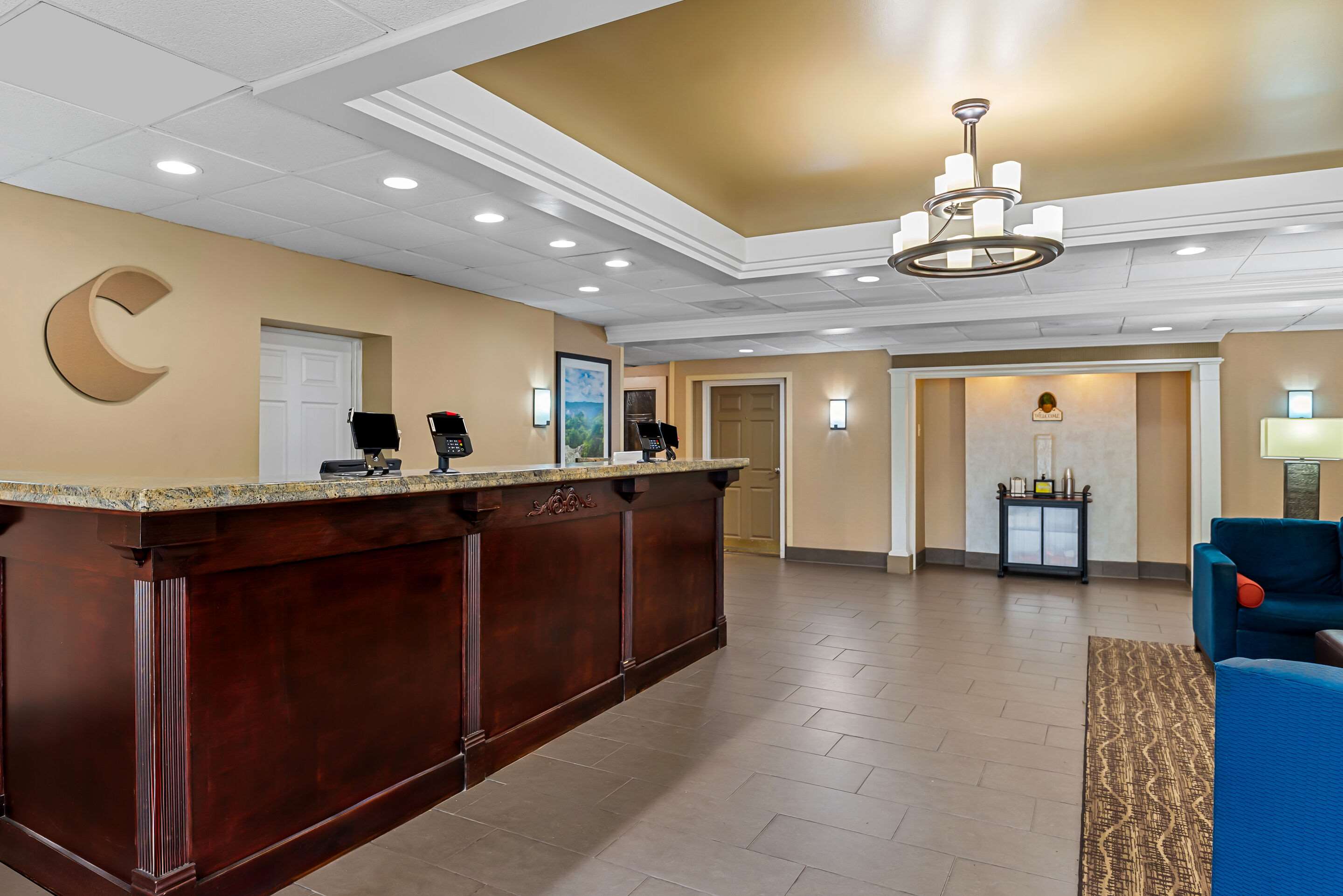 Hotel lobby