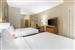 Guest room with flat-screen television