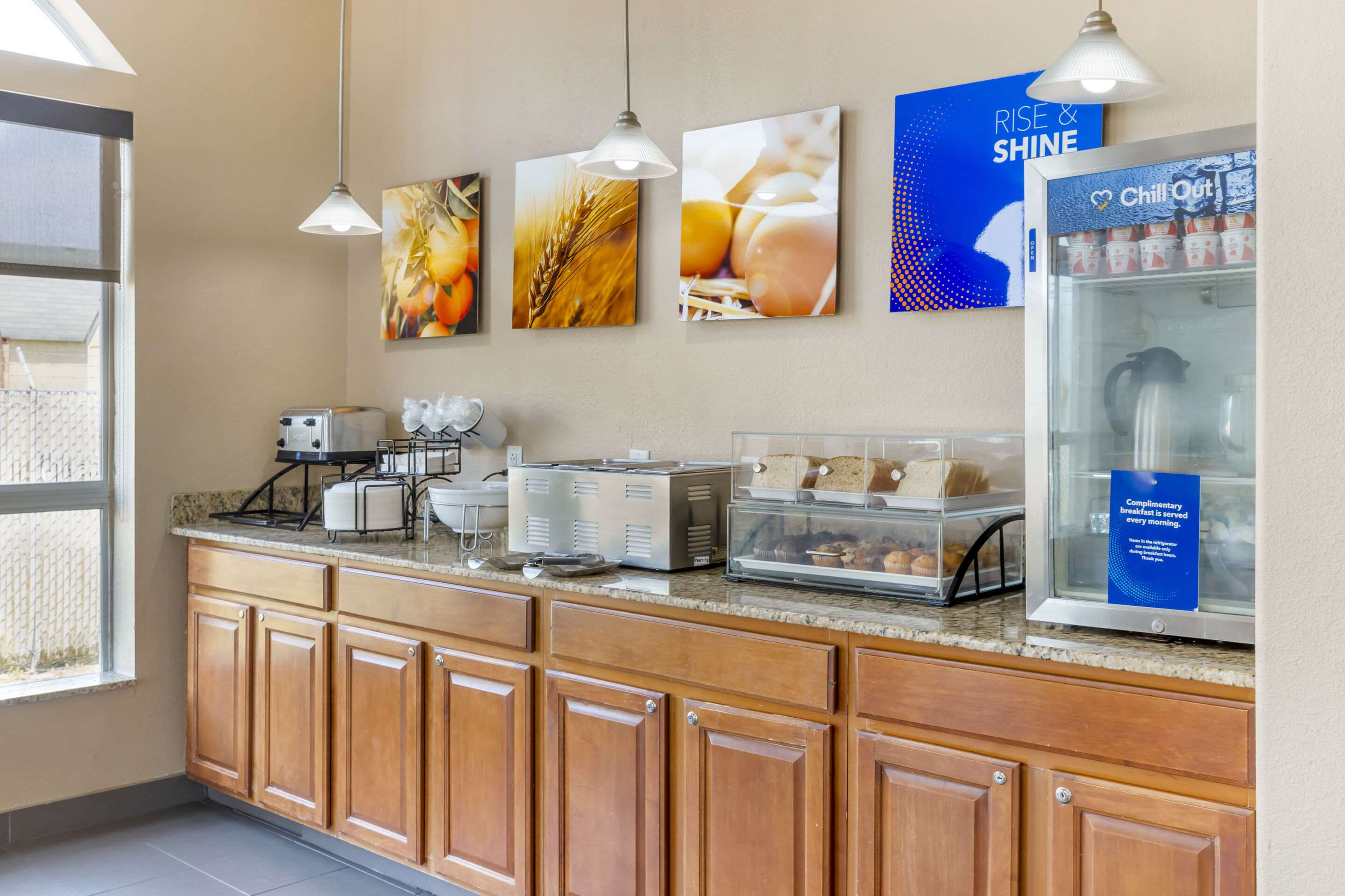 Assorted breakfast items | Comfort Inn & Suites Chesapeake - Portsmouth