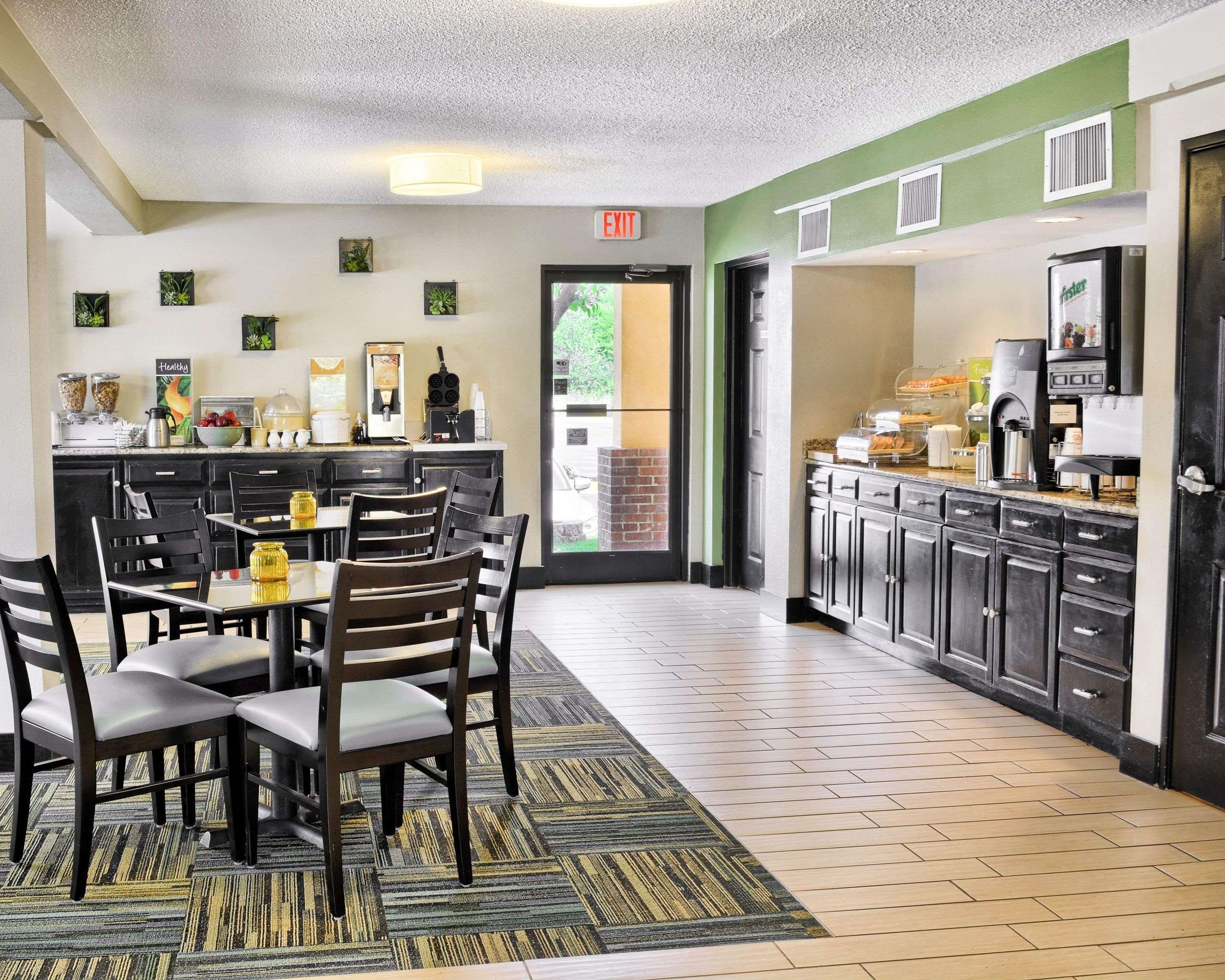 Spacious breakfast area