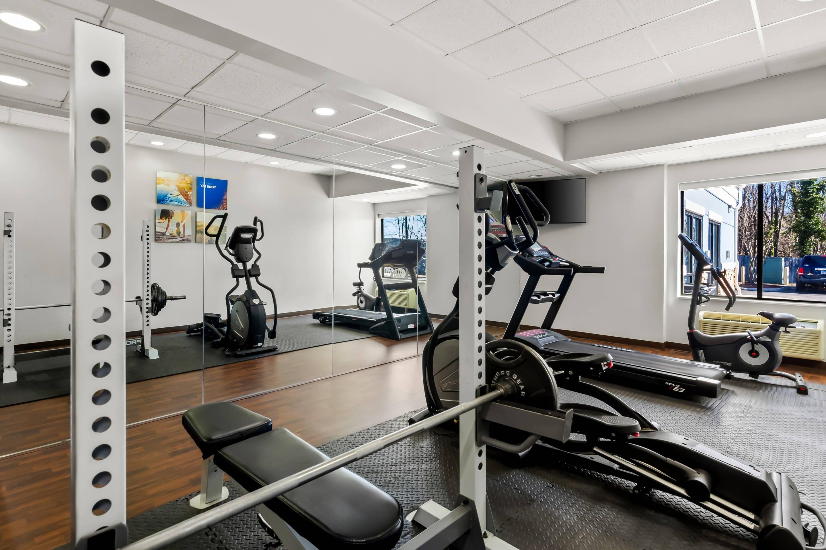 Exercise room | Comfort Suites Salem-Roanoke I-81
