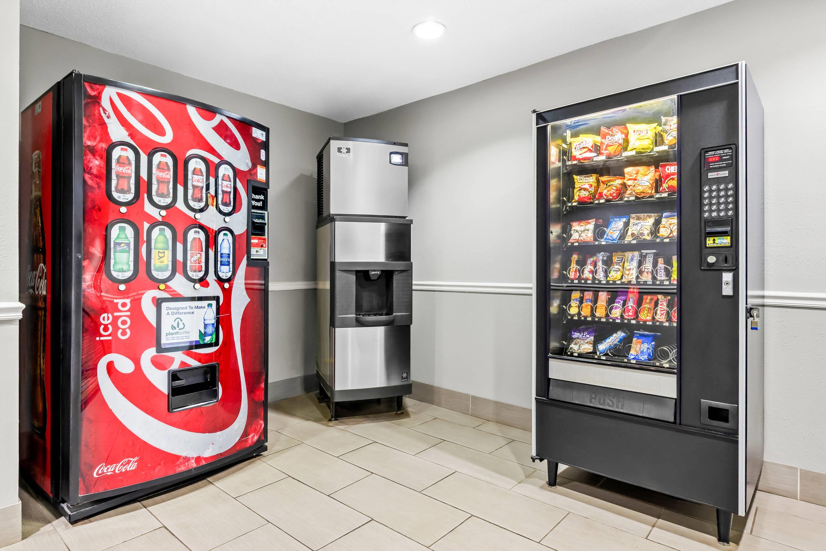 Hotel vending area