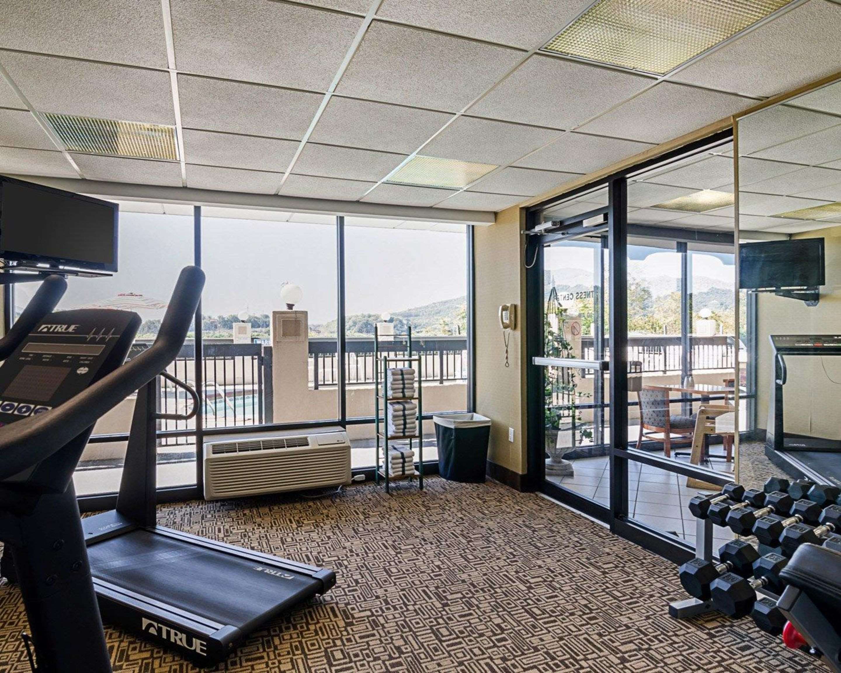 Fitness center with cardio equipment