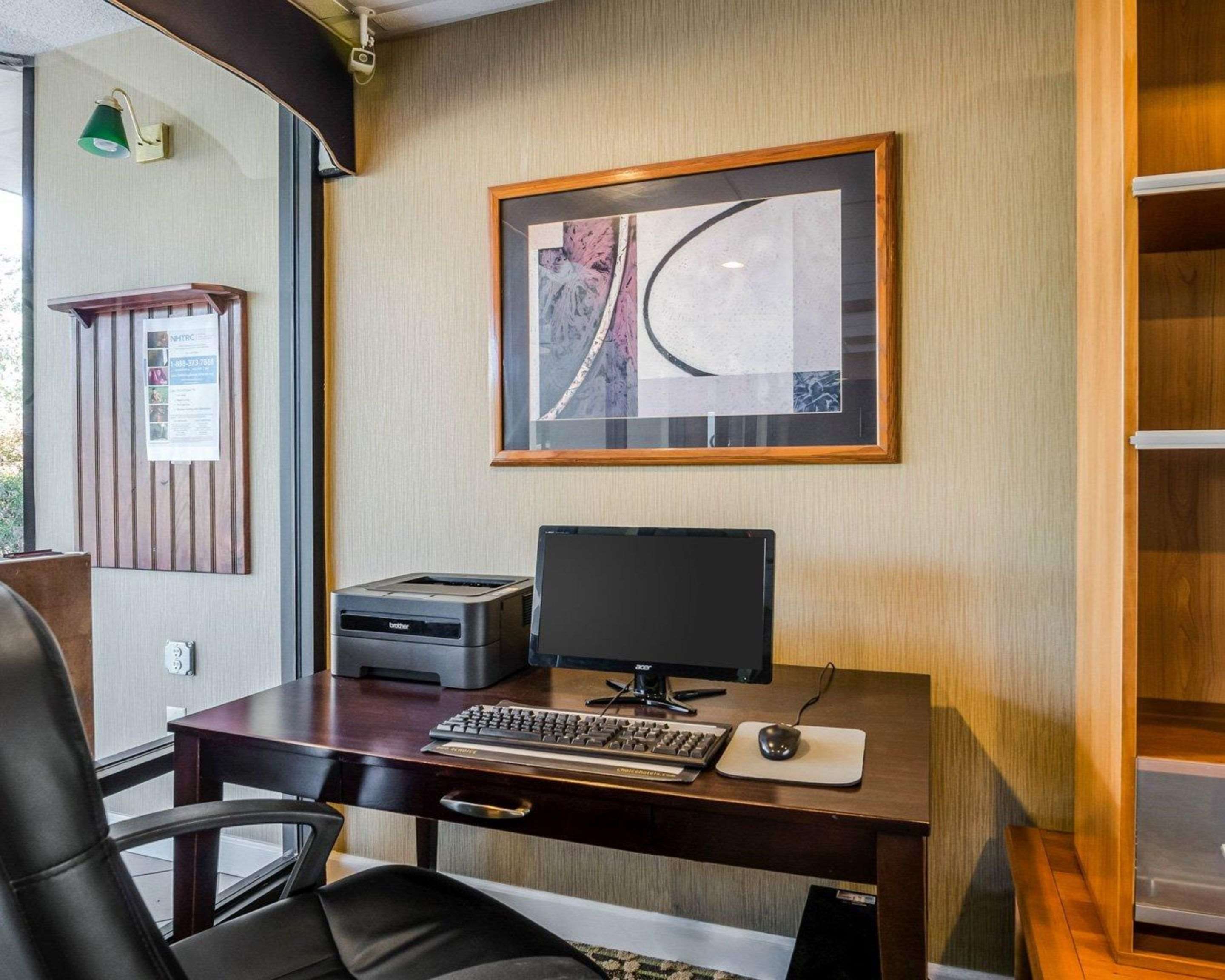 Business center with high-speed Internet access