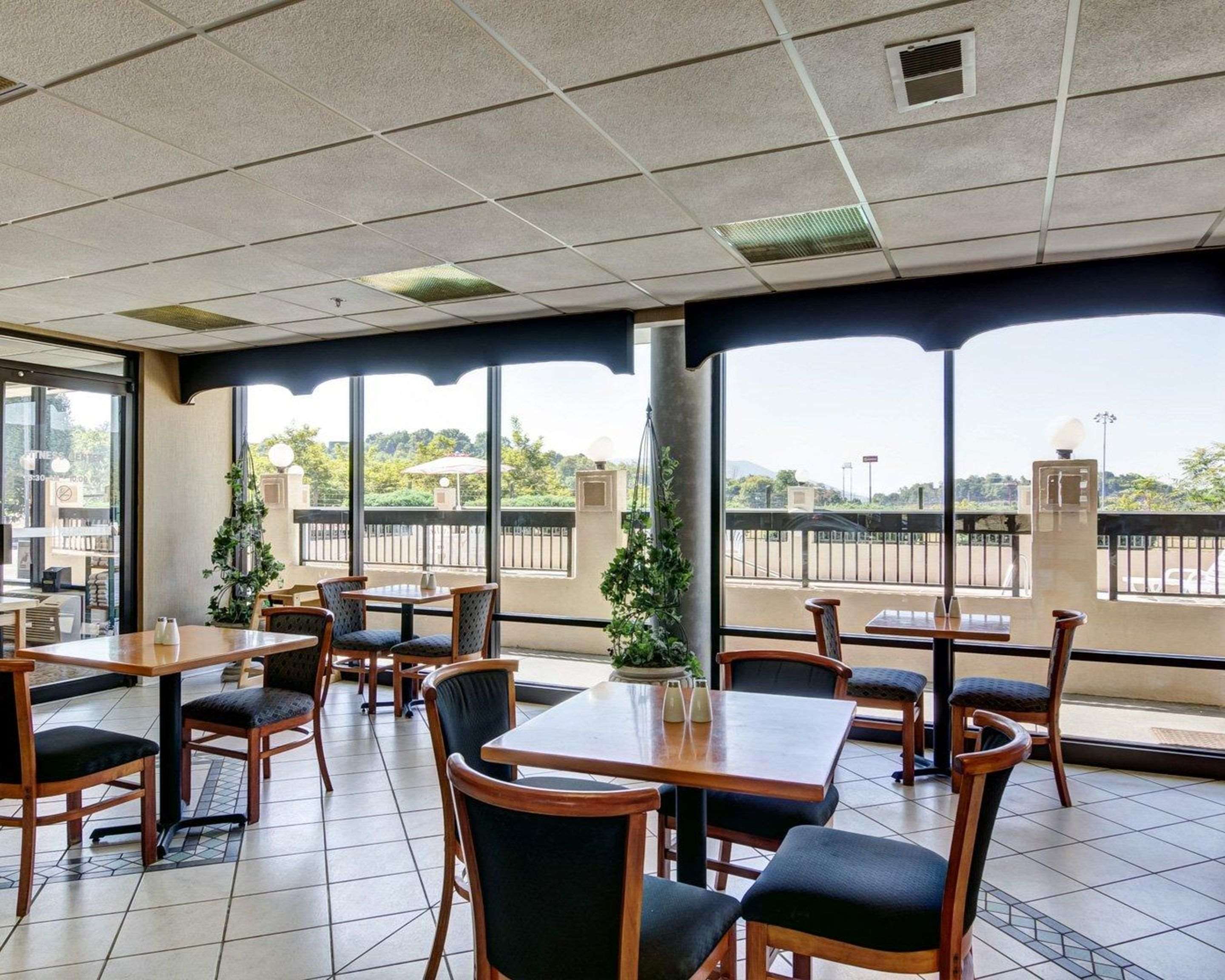 Spacious breakfast area