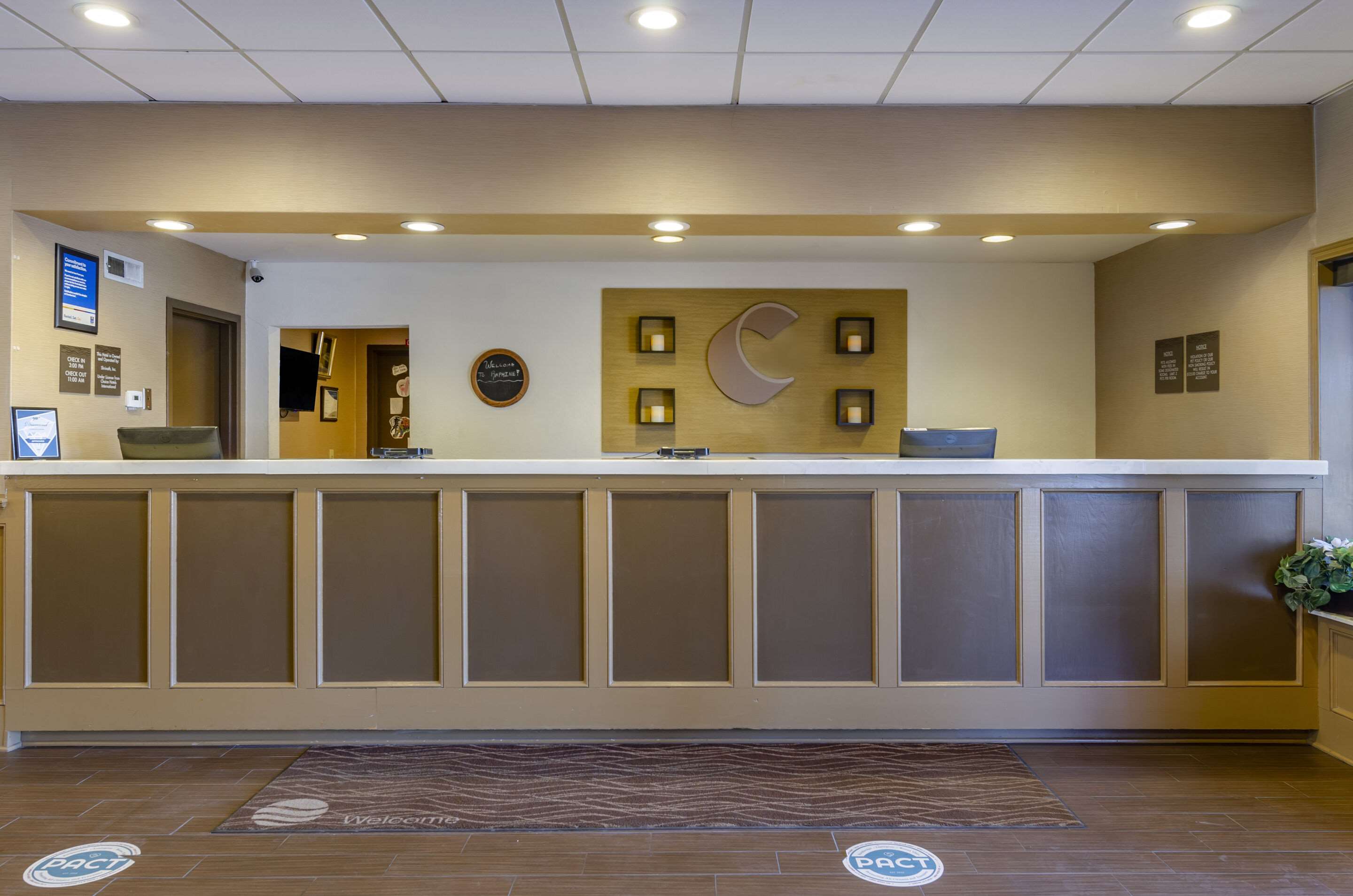 Front desk