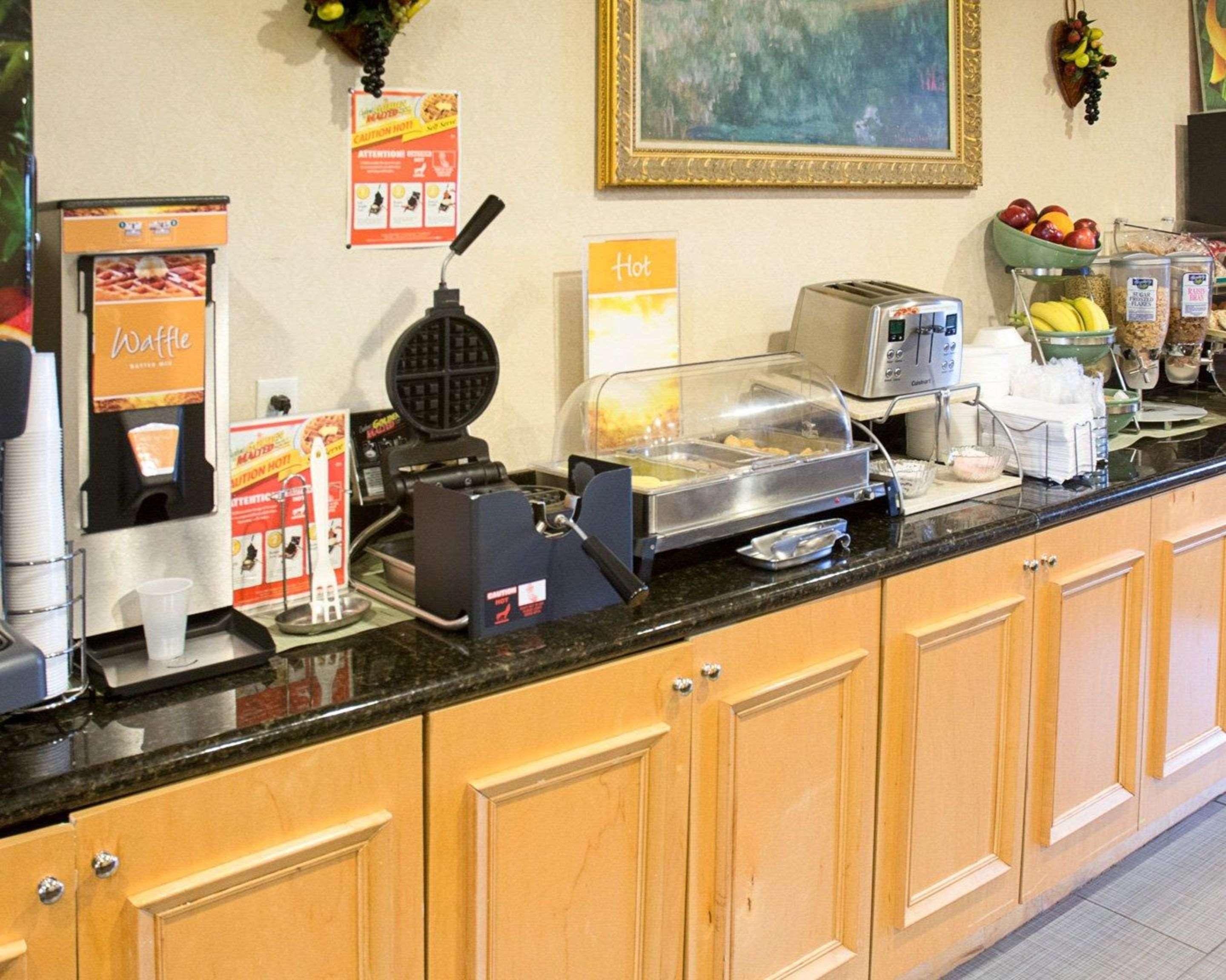 Free breakfast with waffles | Quality Inn and Suites