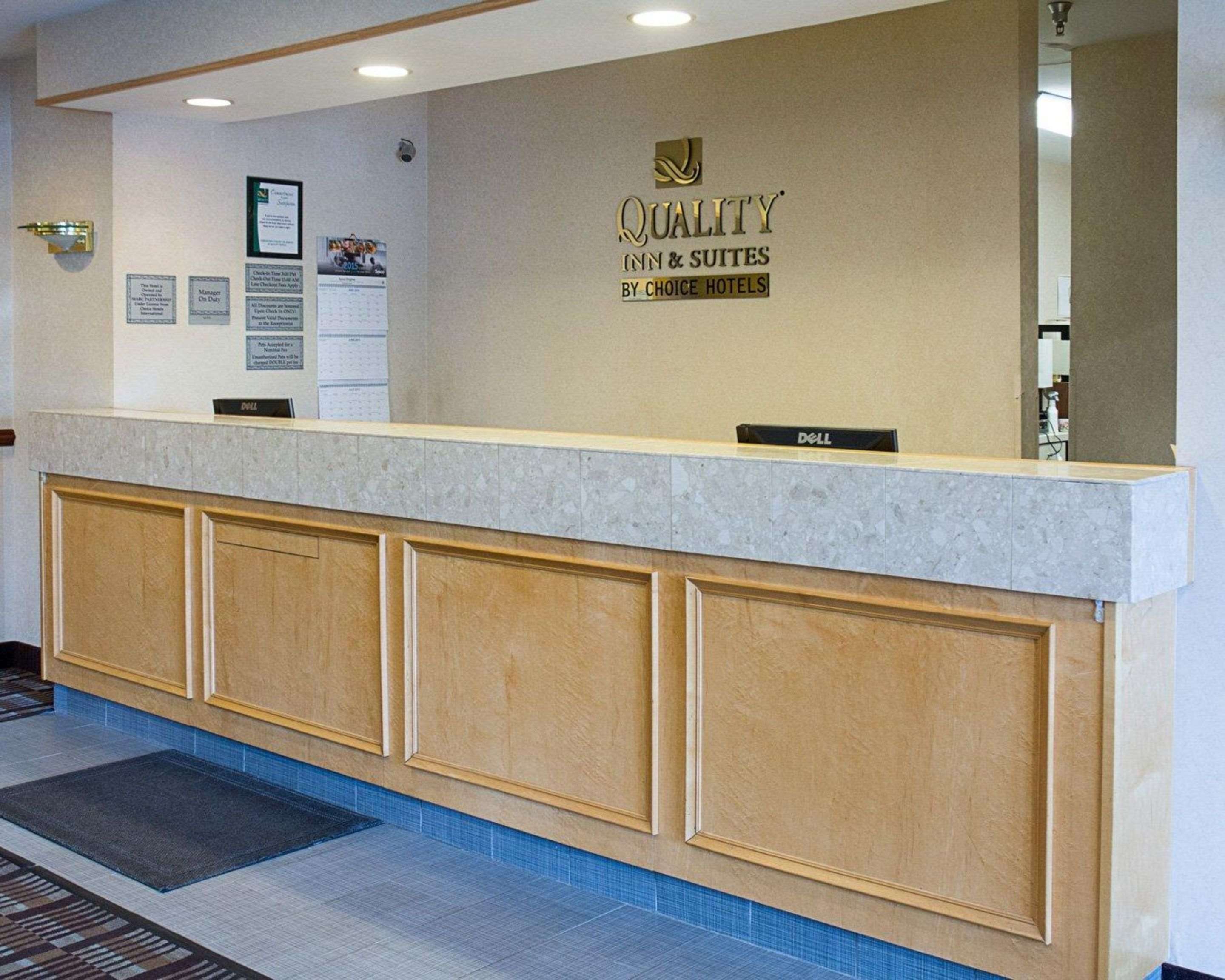 Front desk | Quality Inn and Suites