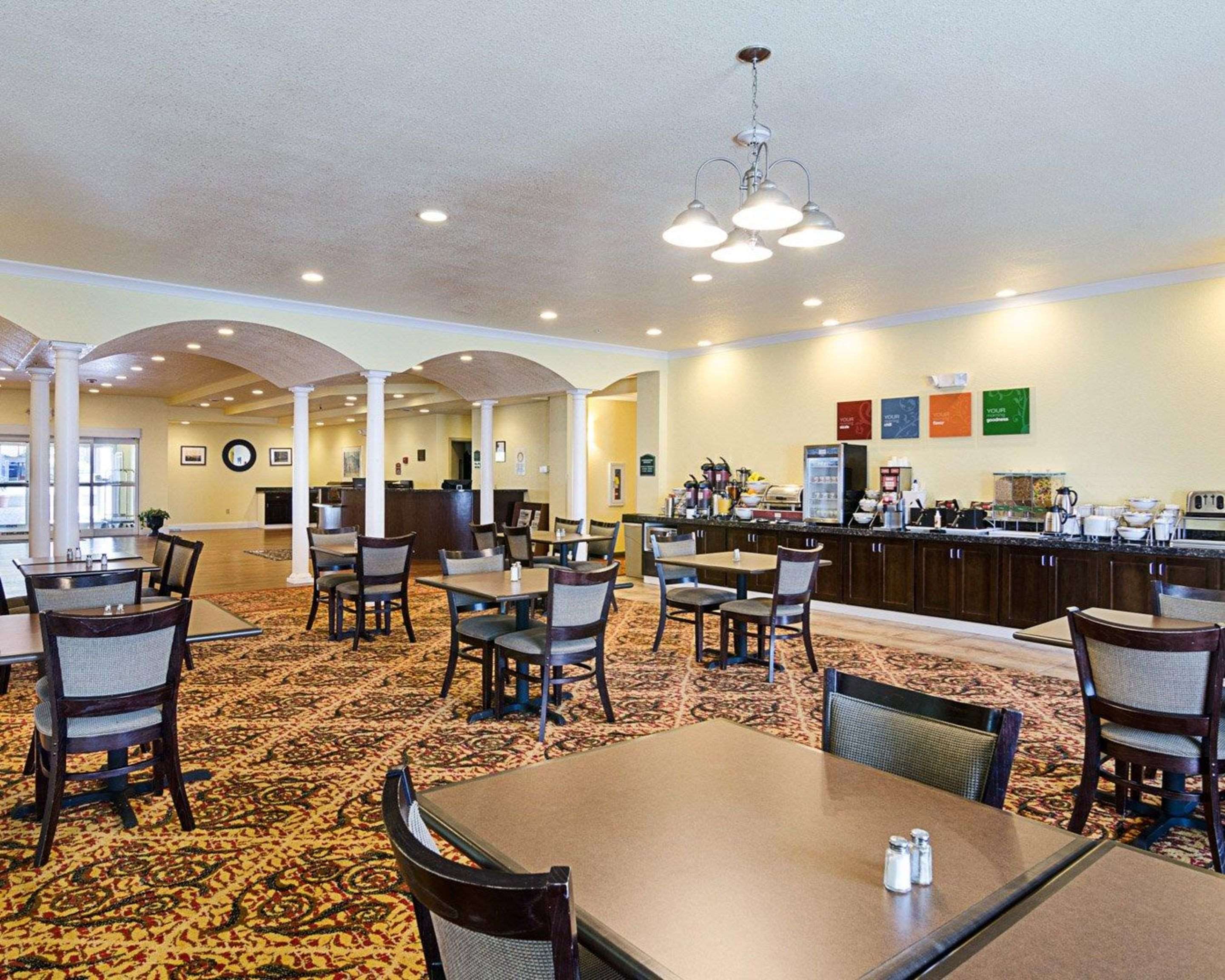 Spacious breakfast area