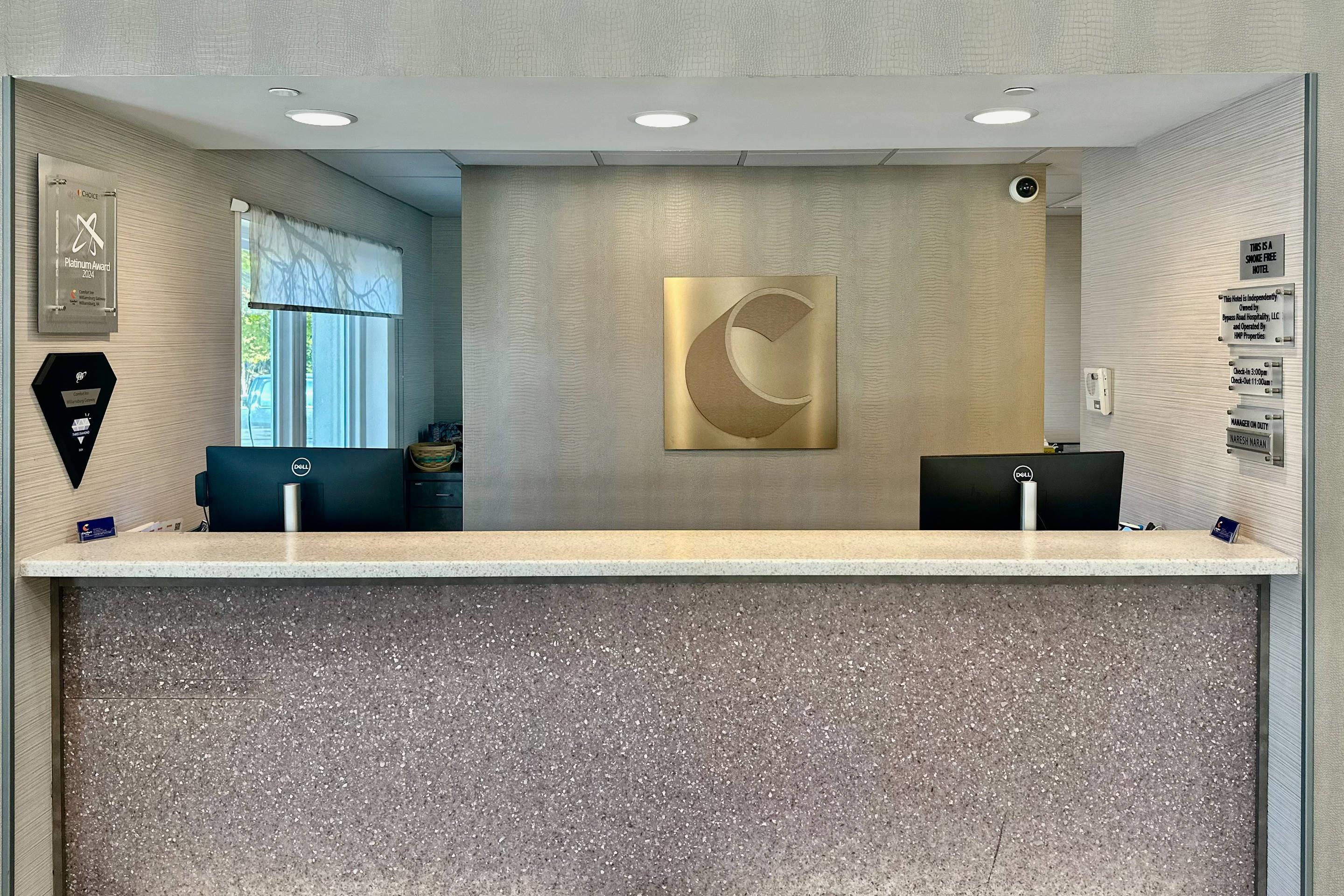 Front desk