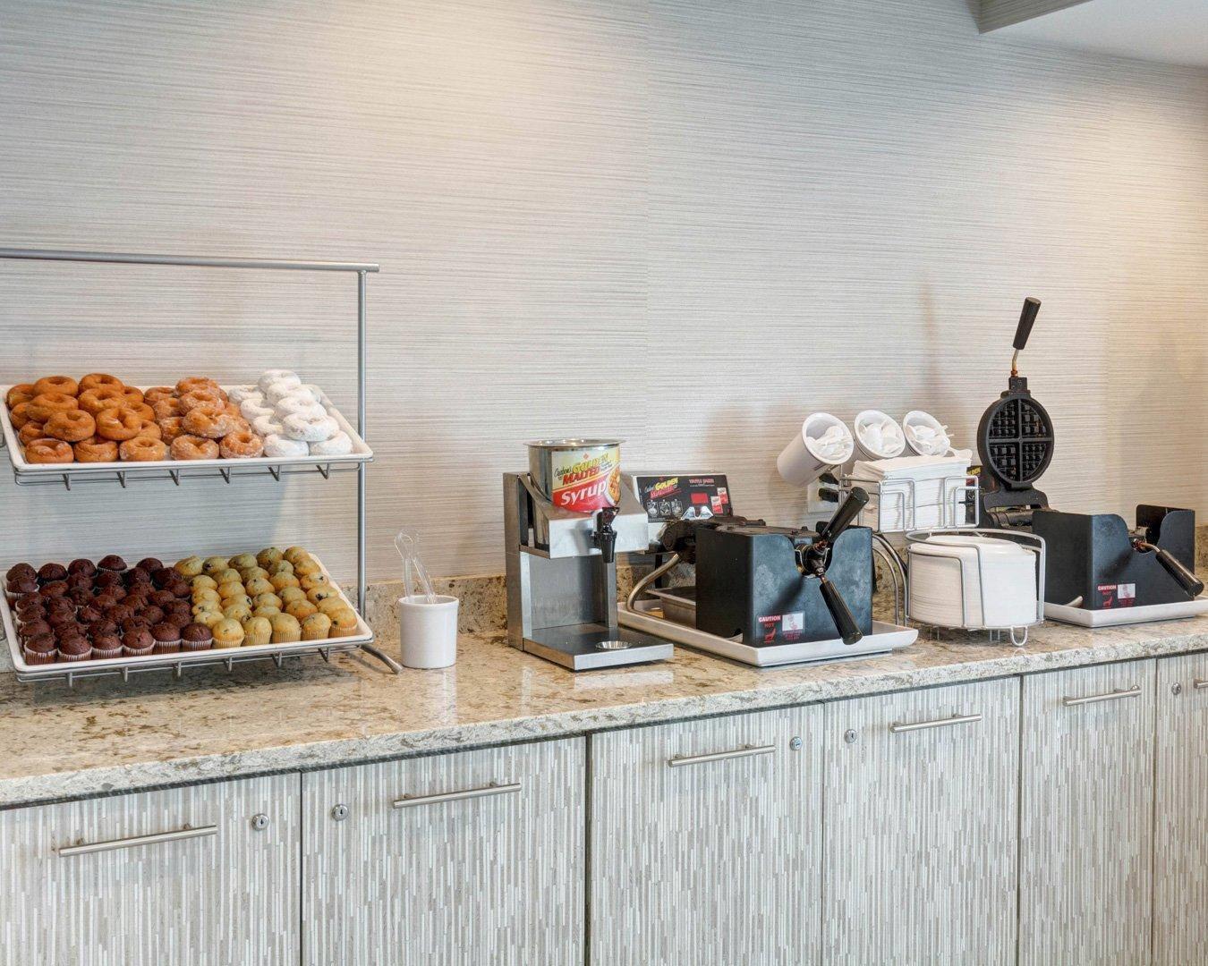 Free breakfast buffet