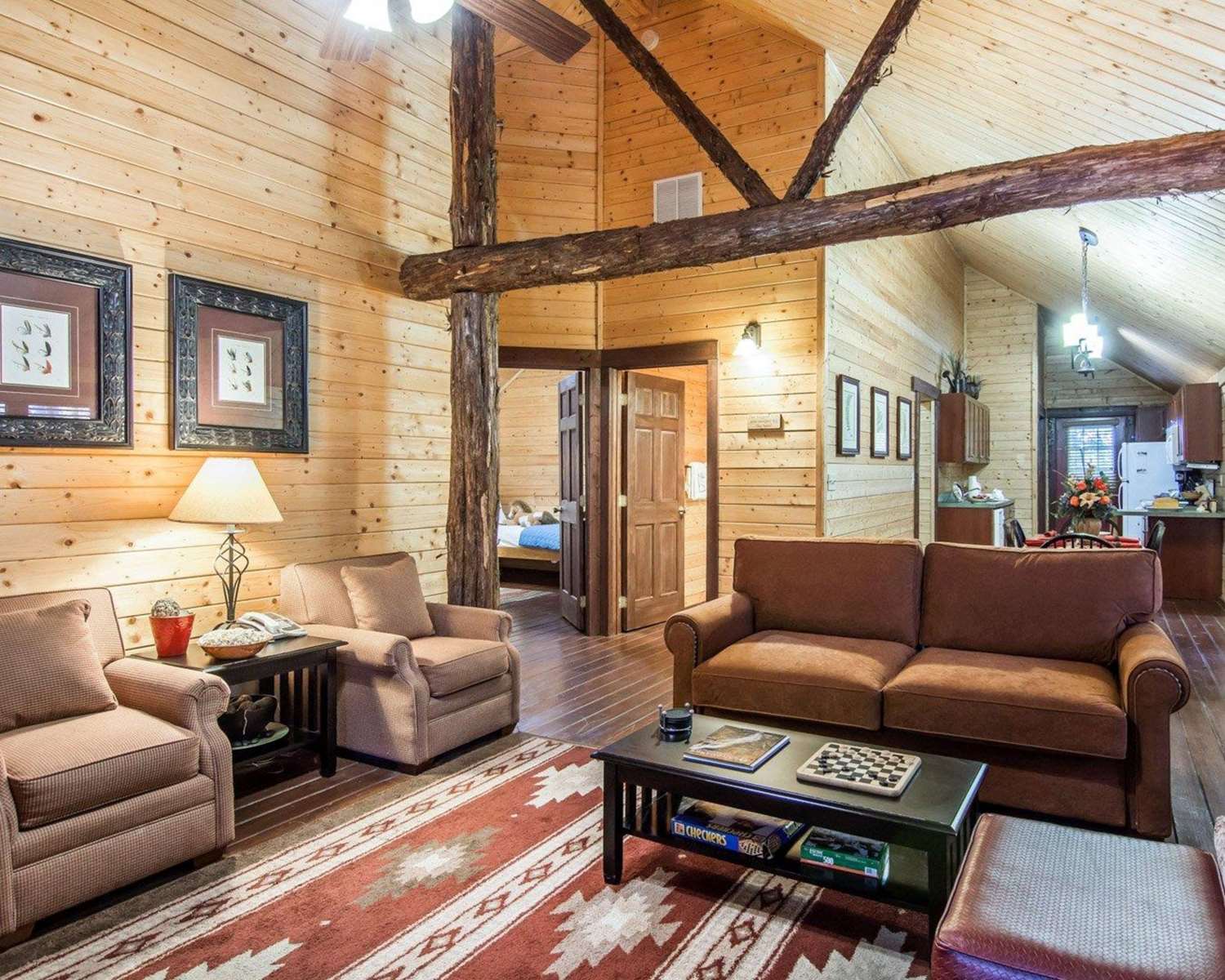 Living Room Kitchen 3 Bd Cabin Picture Of Shenandoah Crossing