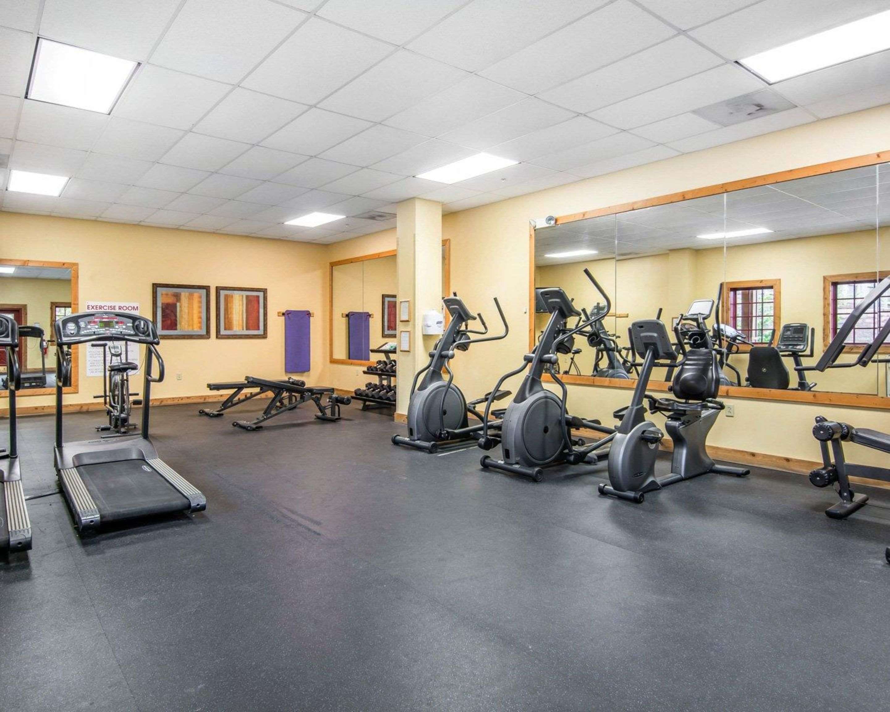 Fitness center with cardio equipment