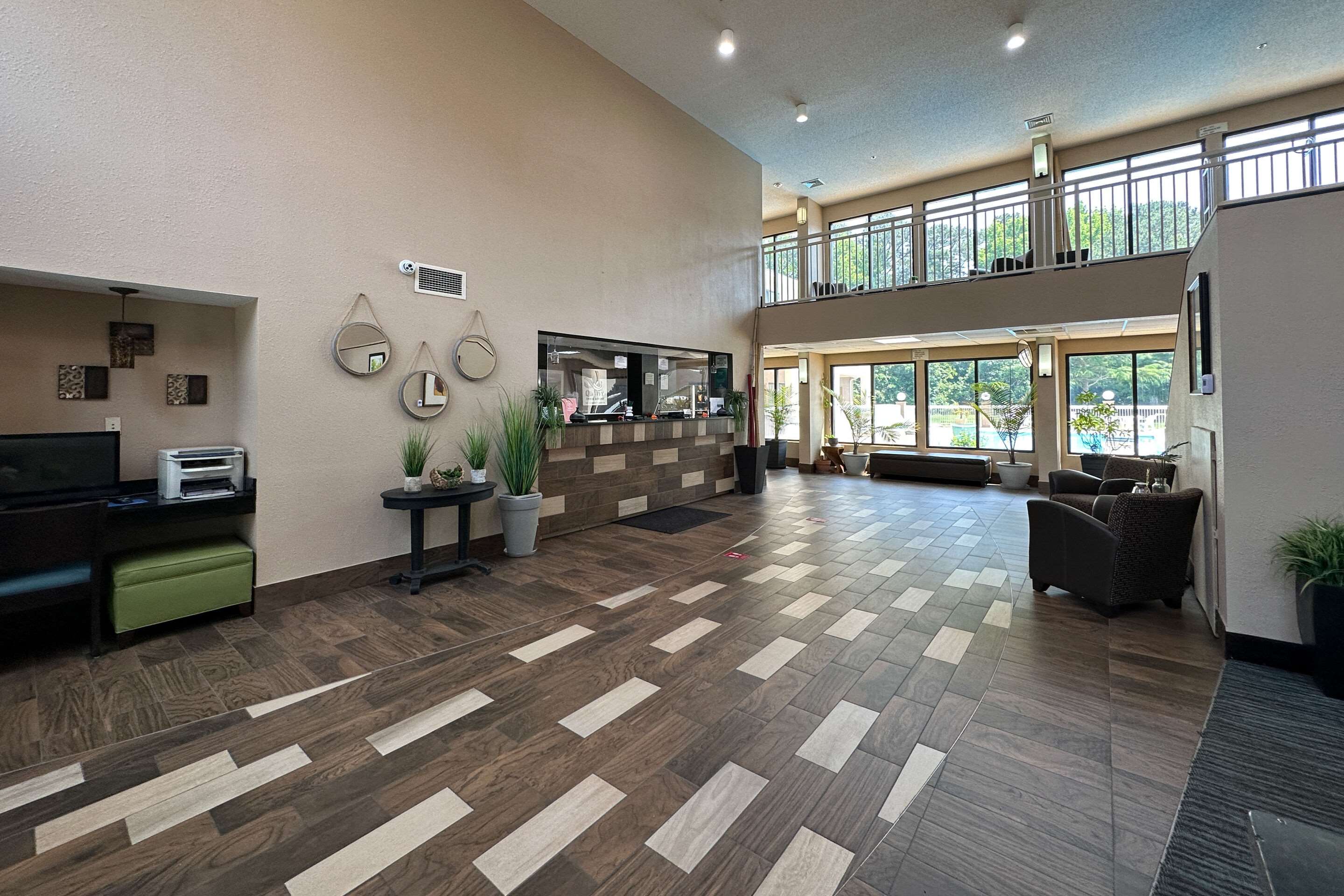 Spacious lobby | Quality Inn & Suites