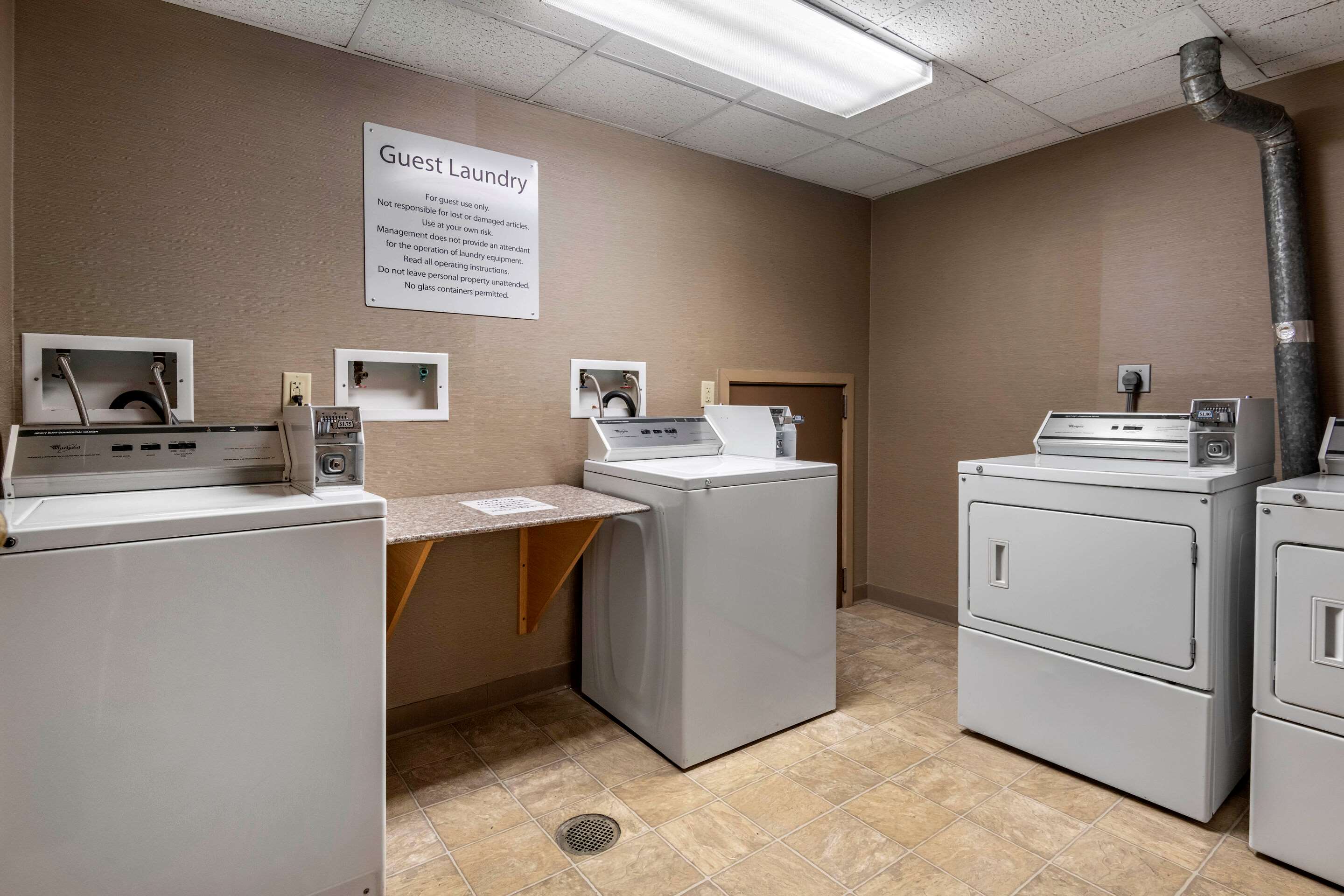Guest laundry facilities