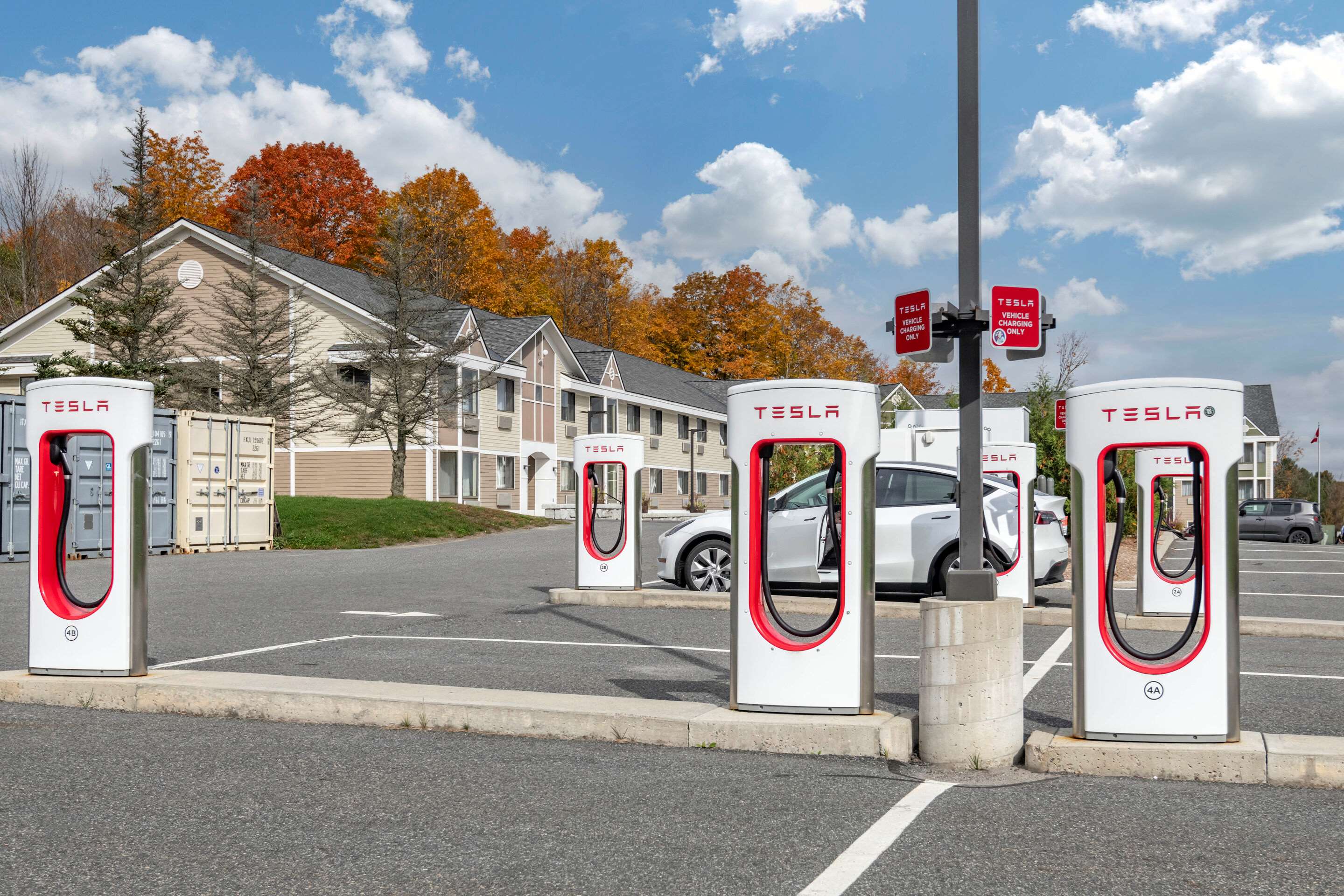 Tesla car charger outlet