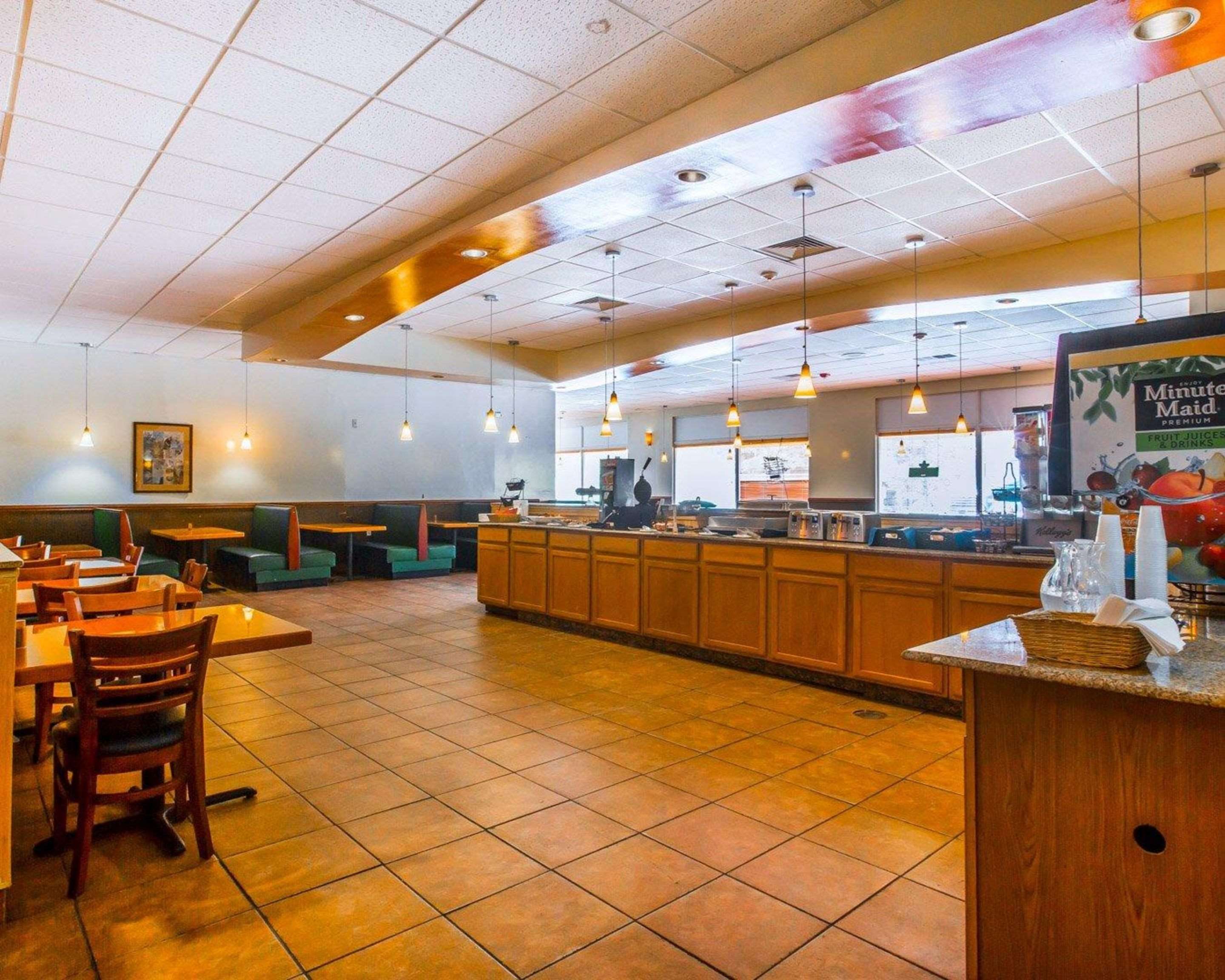 Breakfast area in the lobby | Quality Inn & Conference Center