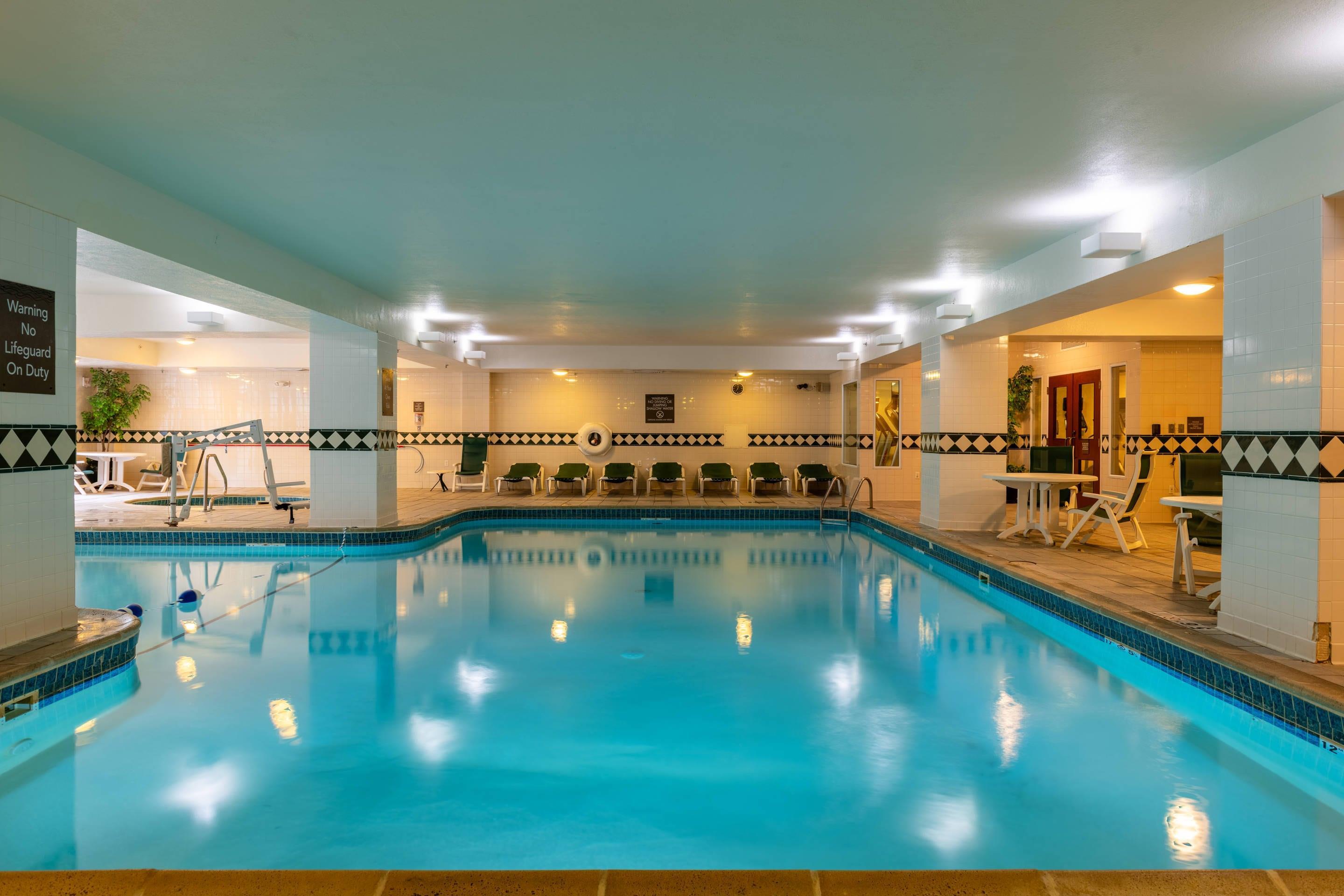 Indoor pool | Comfort Inn & Suites Near Burke Mountain