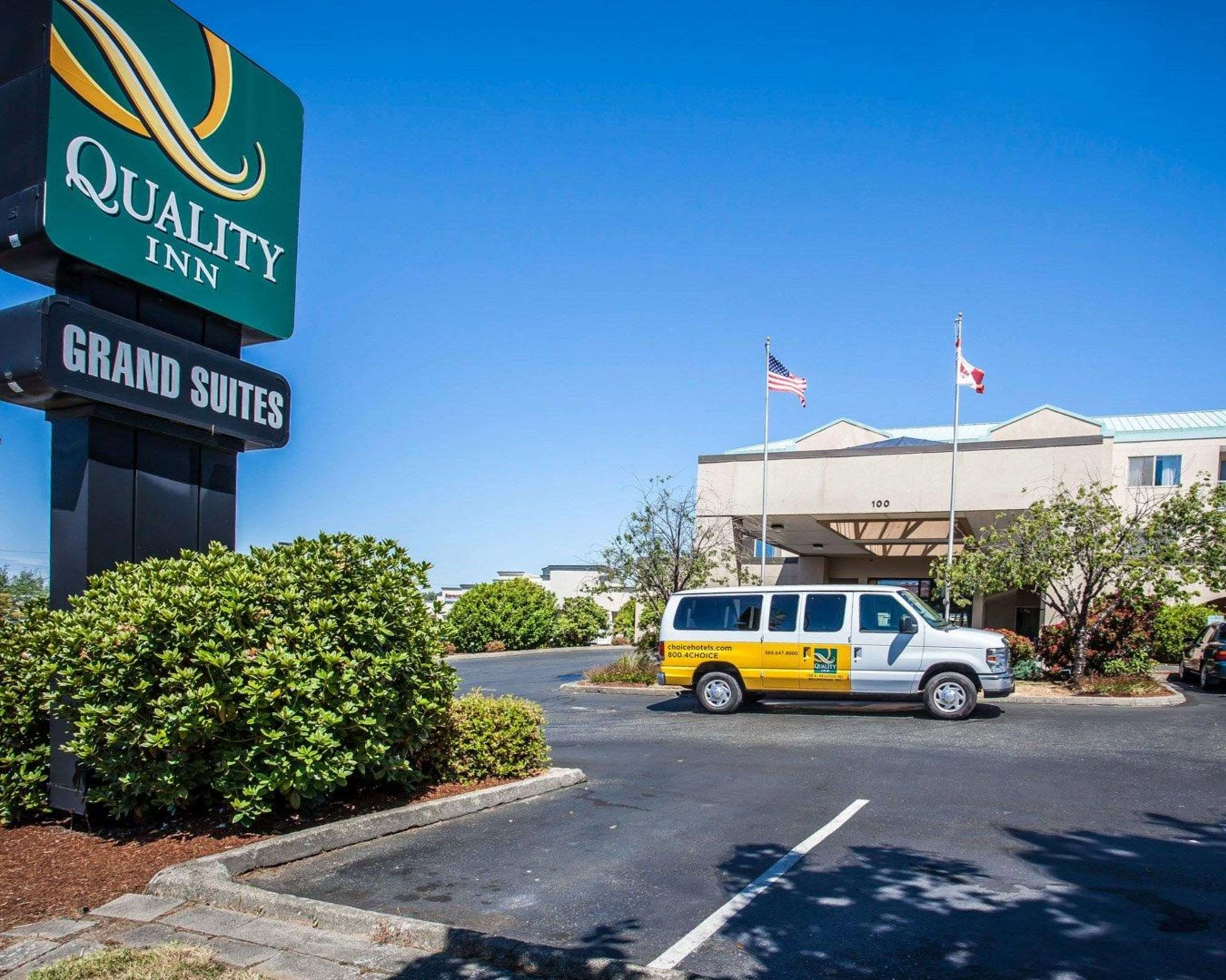 Hotel shuttle available | Quality Inn Grand Suites Bellingham