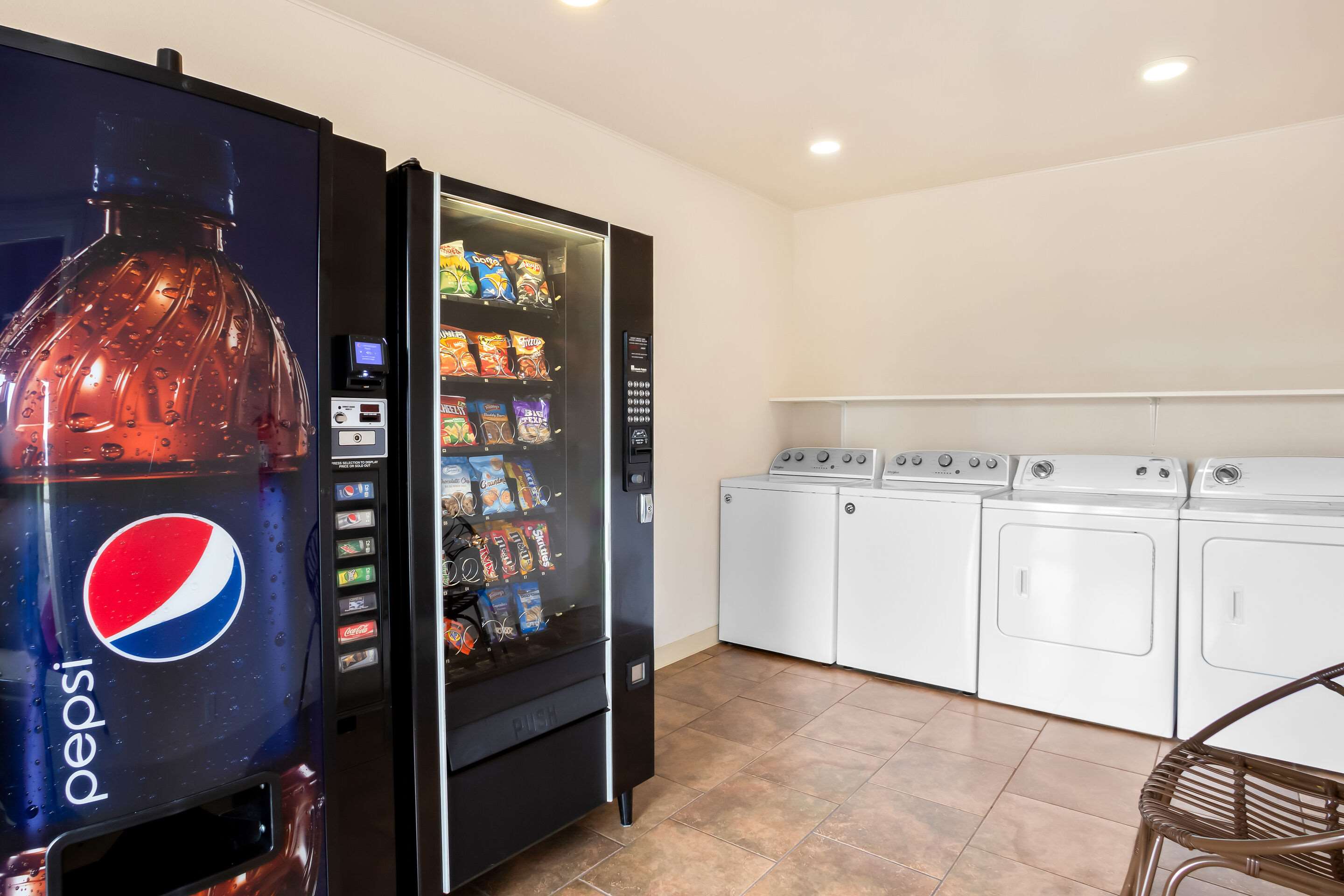 Hotel vending area