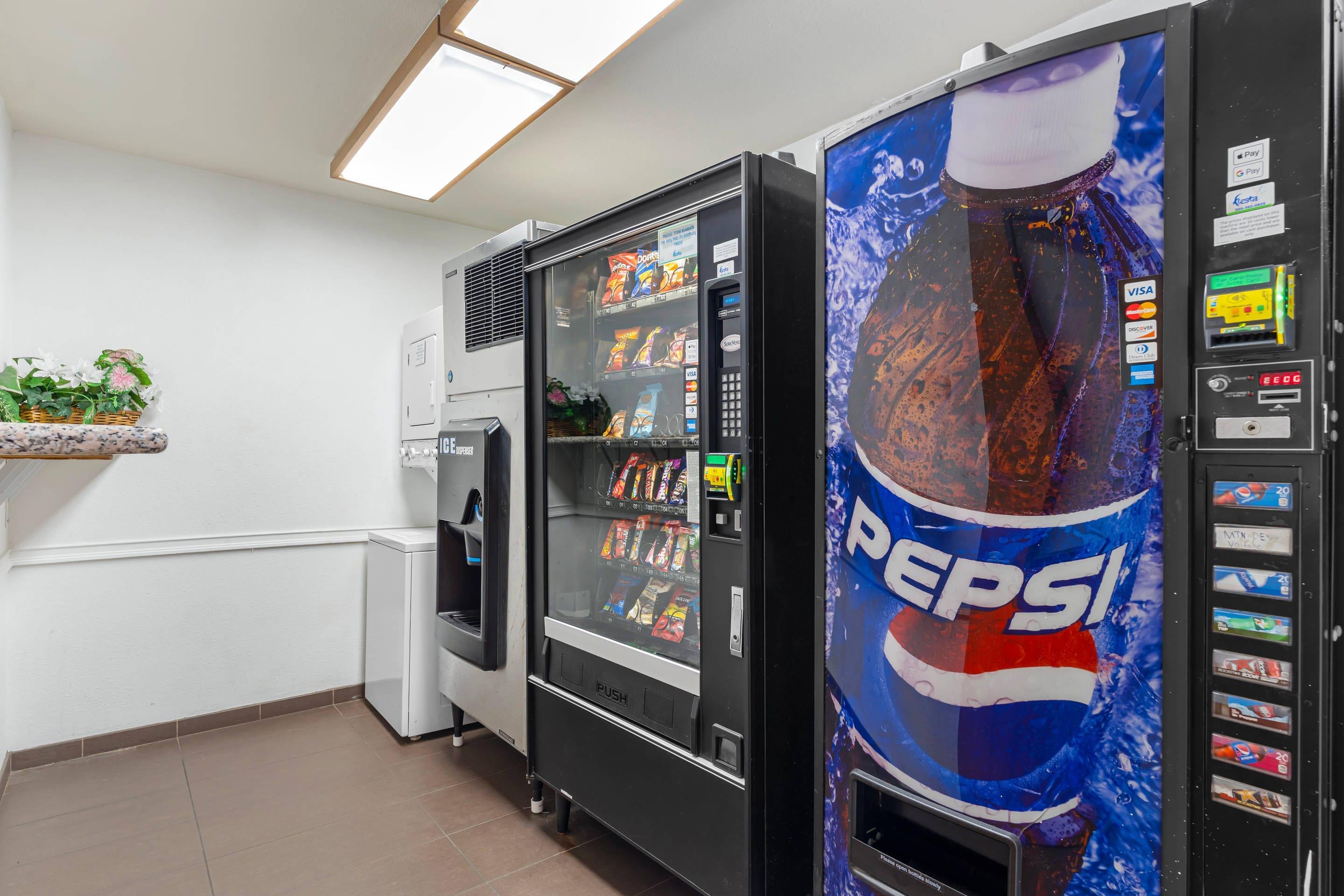 Hotel vending area