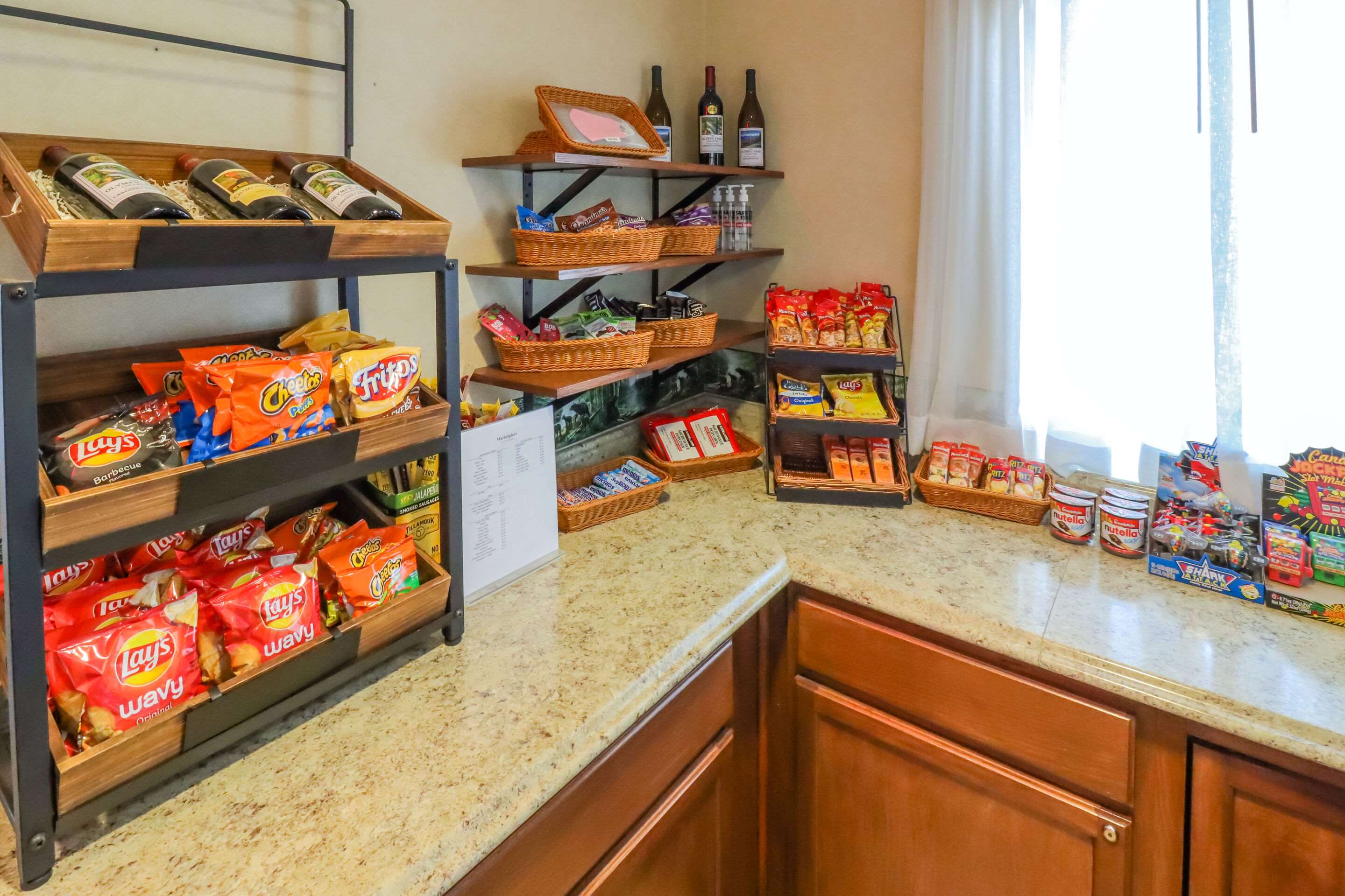 Hotel vending area