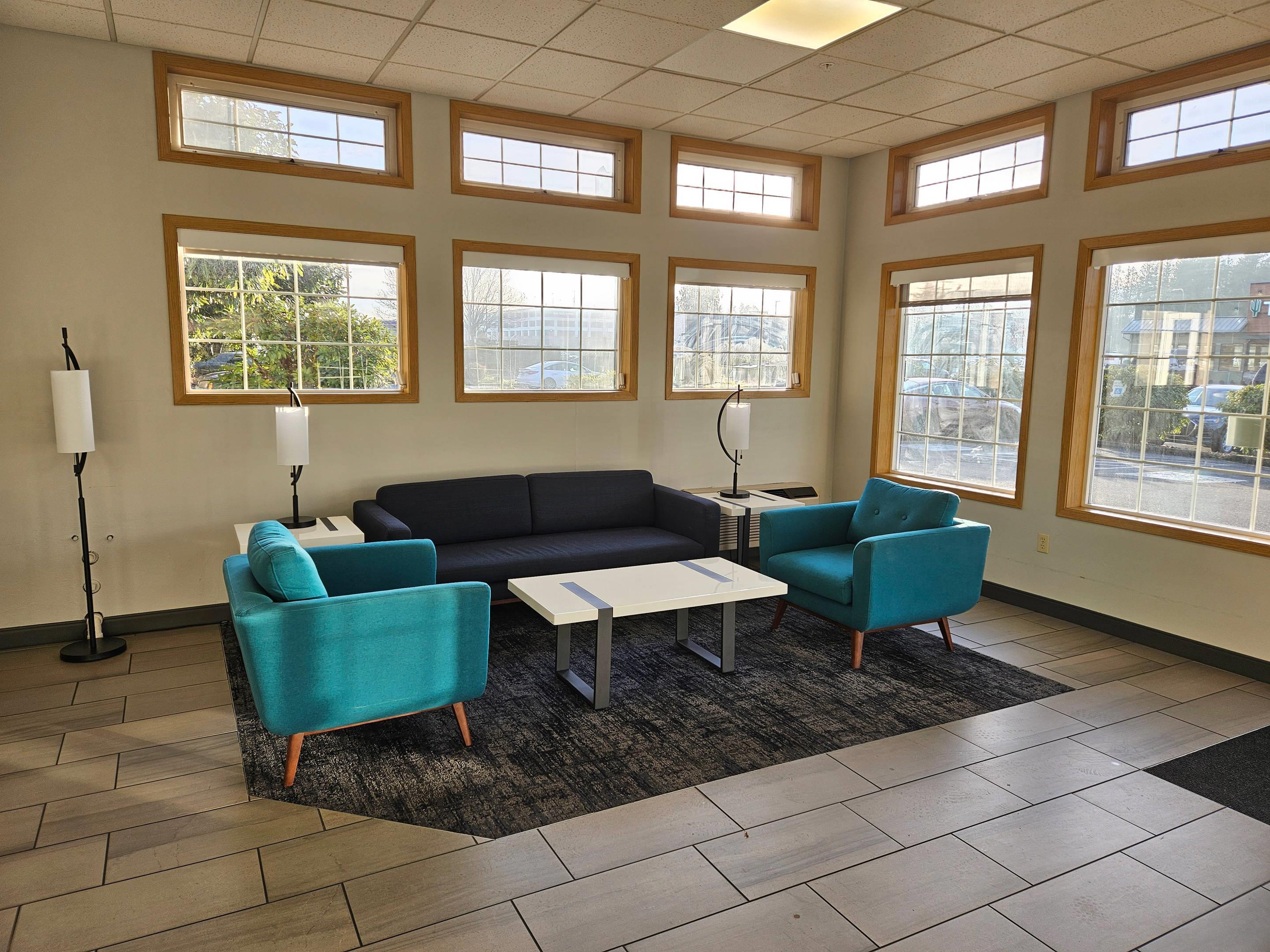 Lobby with sitting area