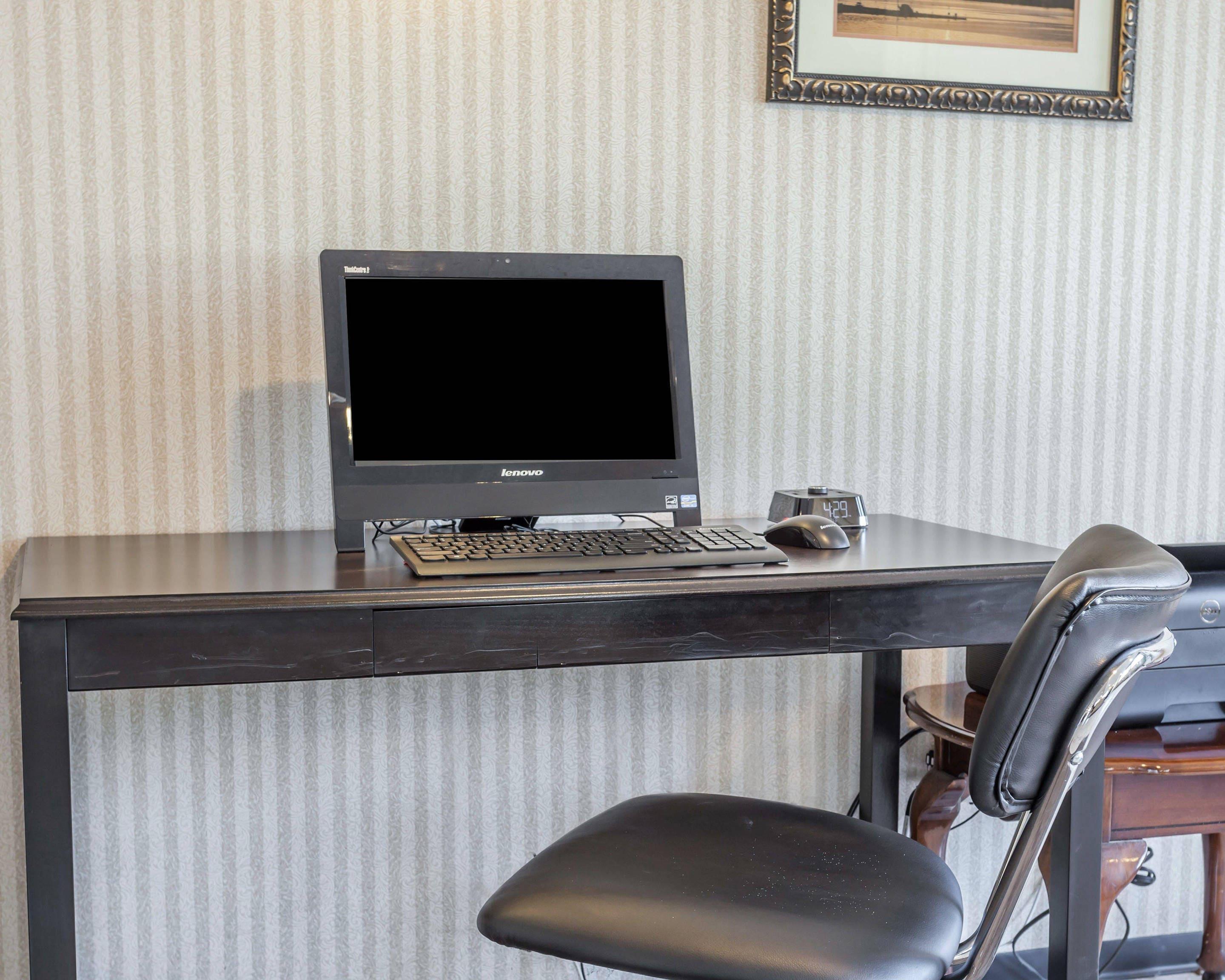 Computer in the lobby